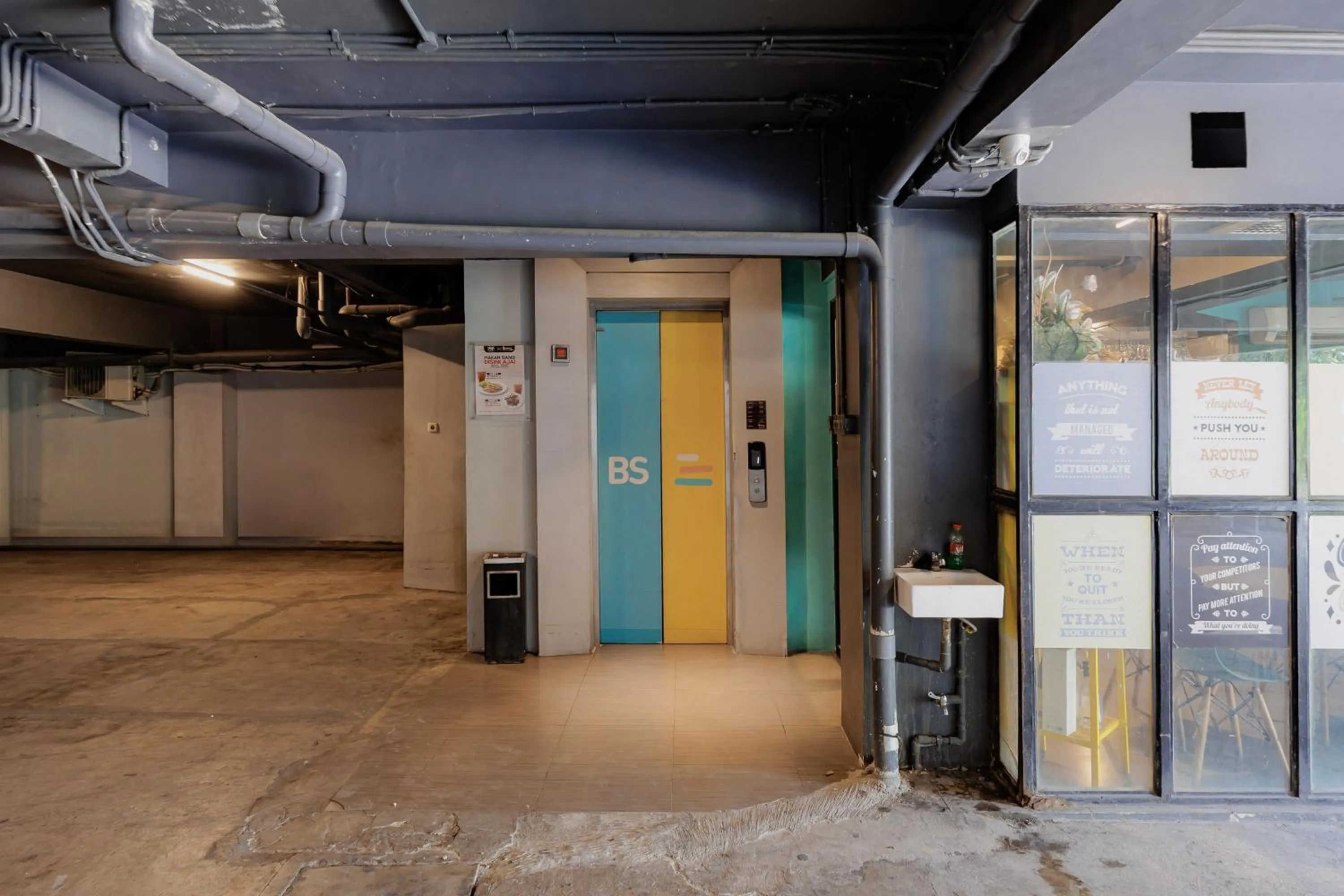 Property building in Sans Hotel Roxy Jakarta