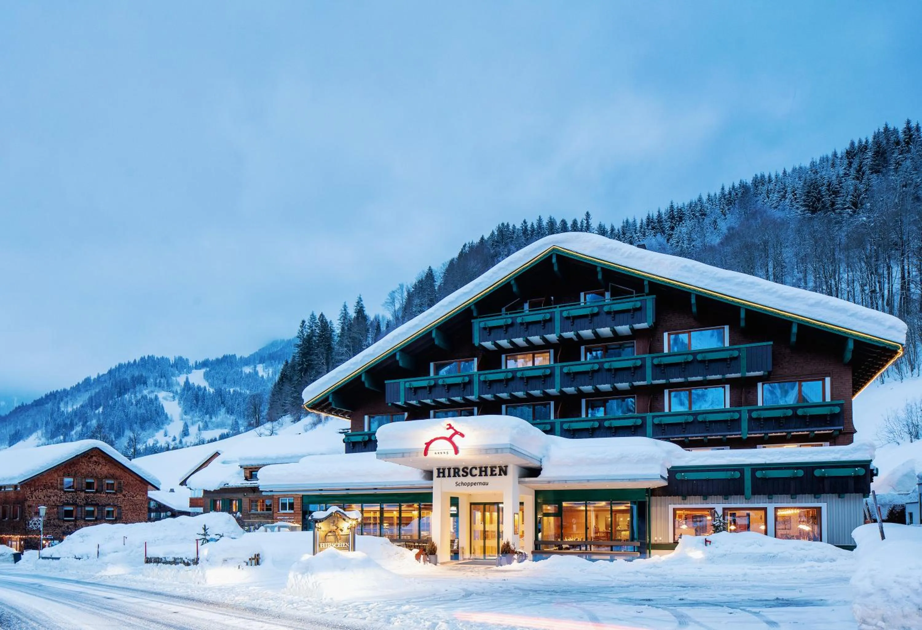 Facade/entrance in Hirschen Wohlfühlhotel Bregenzerwald
