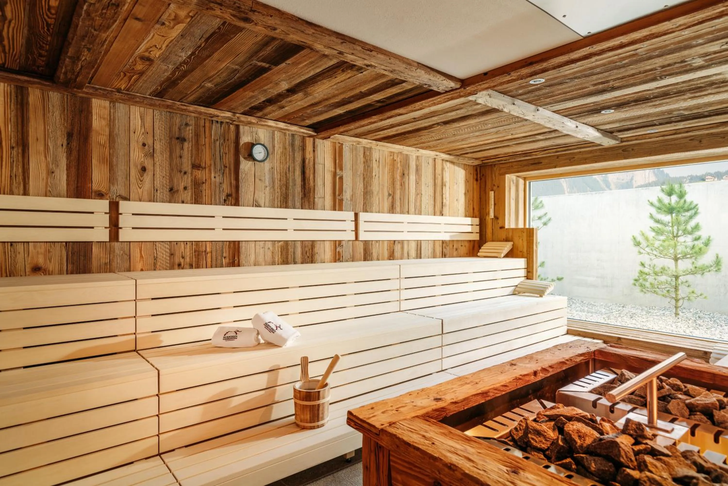 Swimming pool in Hirschen Wohlfühlhotel Bregenzerwald