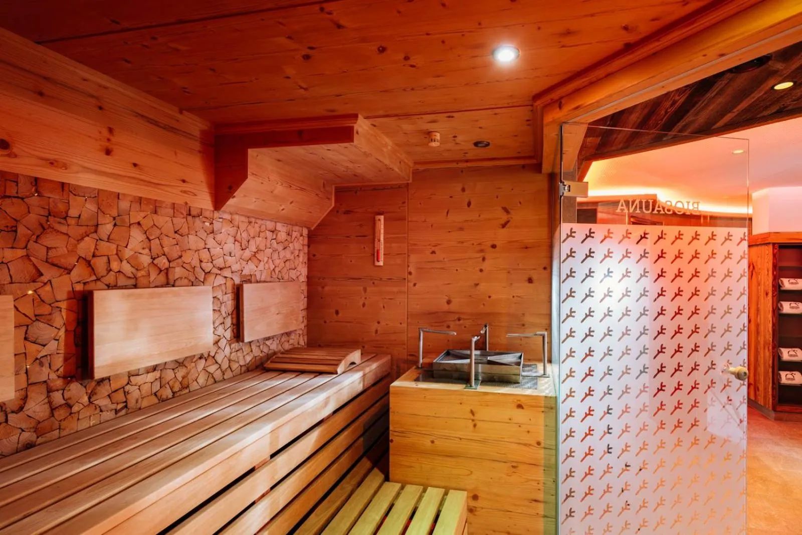 Sauna in Hirschen Wohlfühlhotel Bregenzerwald