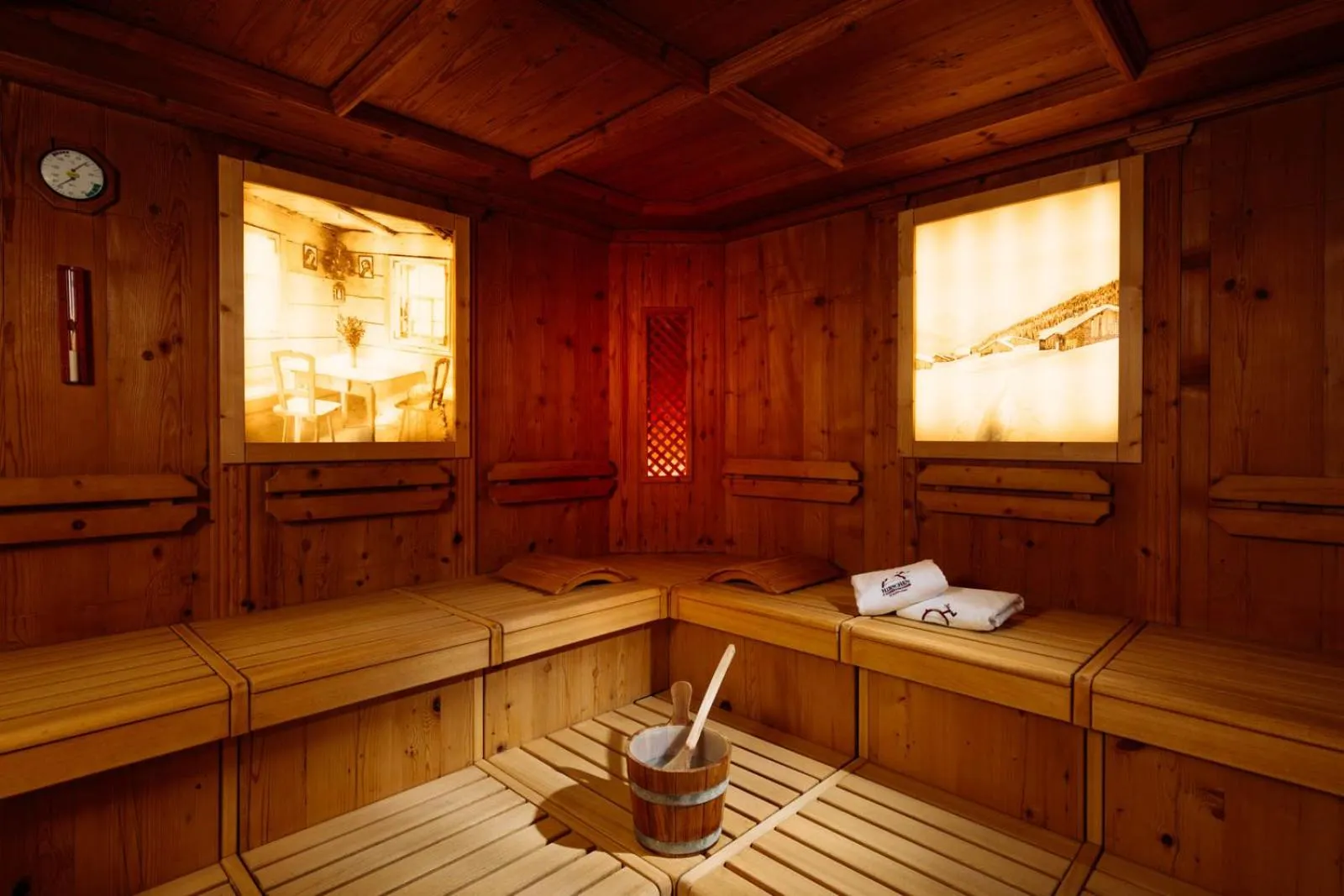 Sauna in Hirschen Wohlfühlhotel Bregenzerwald