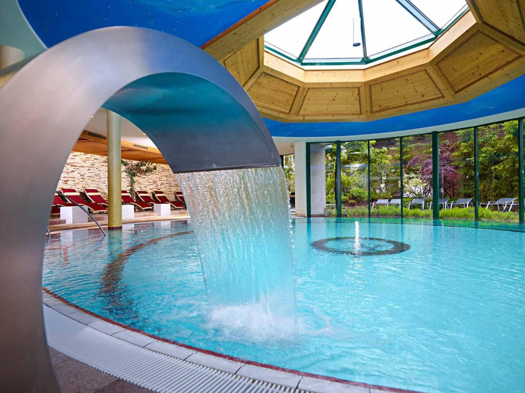 Swimming pool in Hirschen Wohlfühlhotel Bregenzerwald