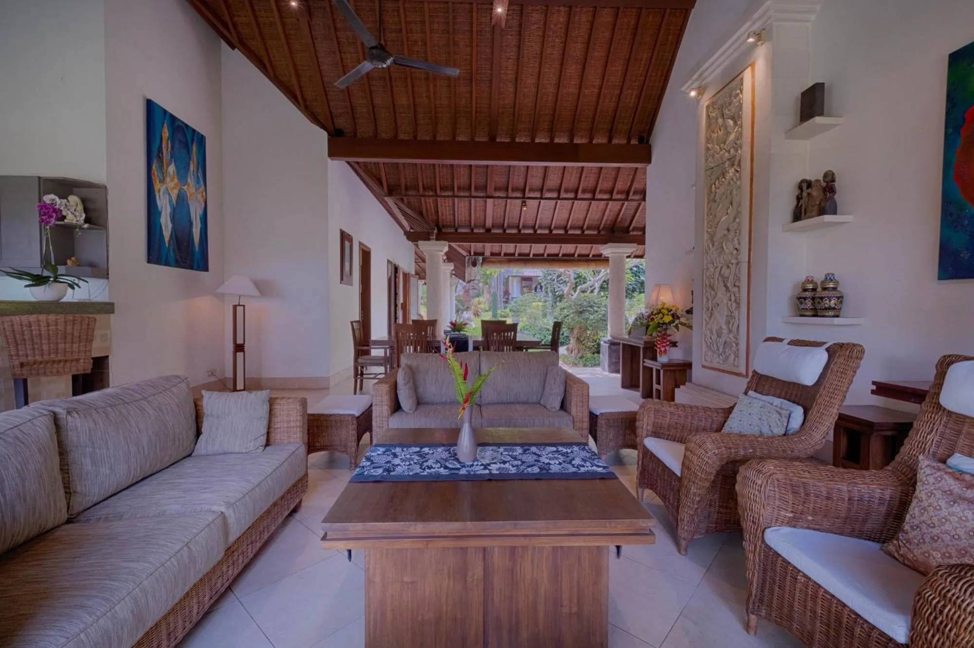 Living room in Kutus Kutus Estuary Saba Beach