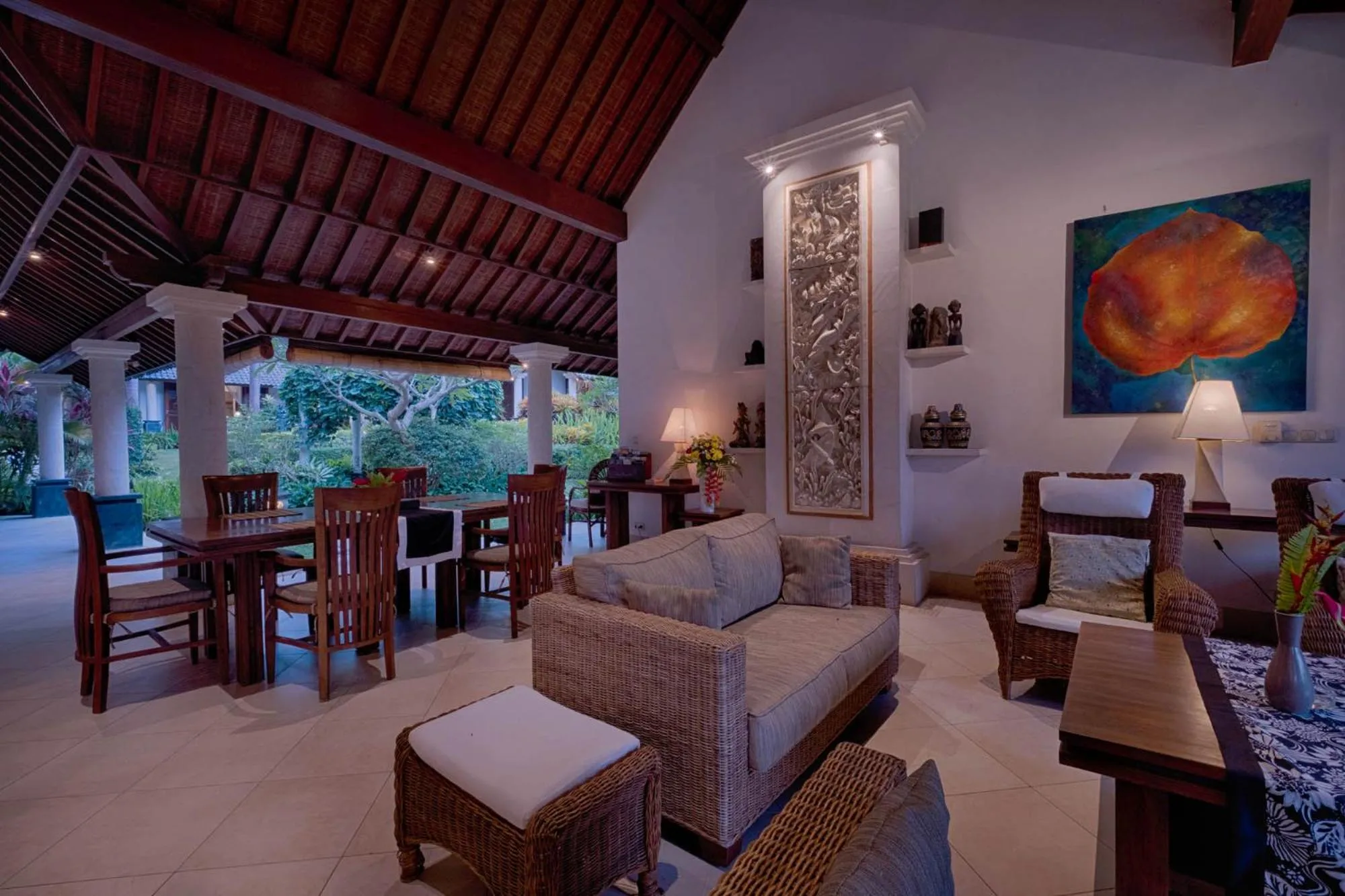 Living room in Kutus Kutus Estuary Saba Beach