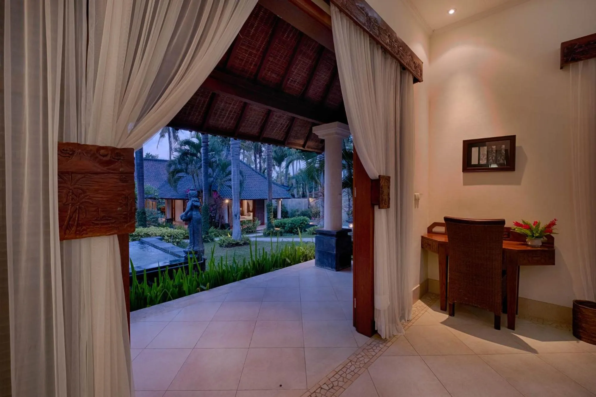 Garden view in Kutus Kutus Estuary Saba Beach