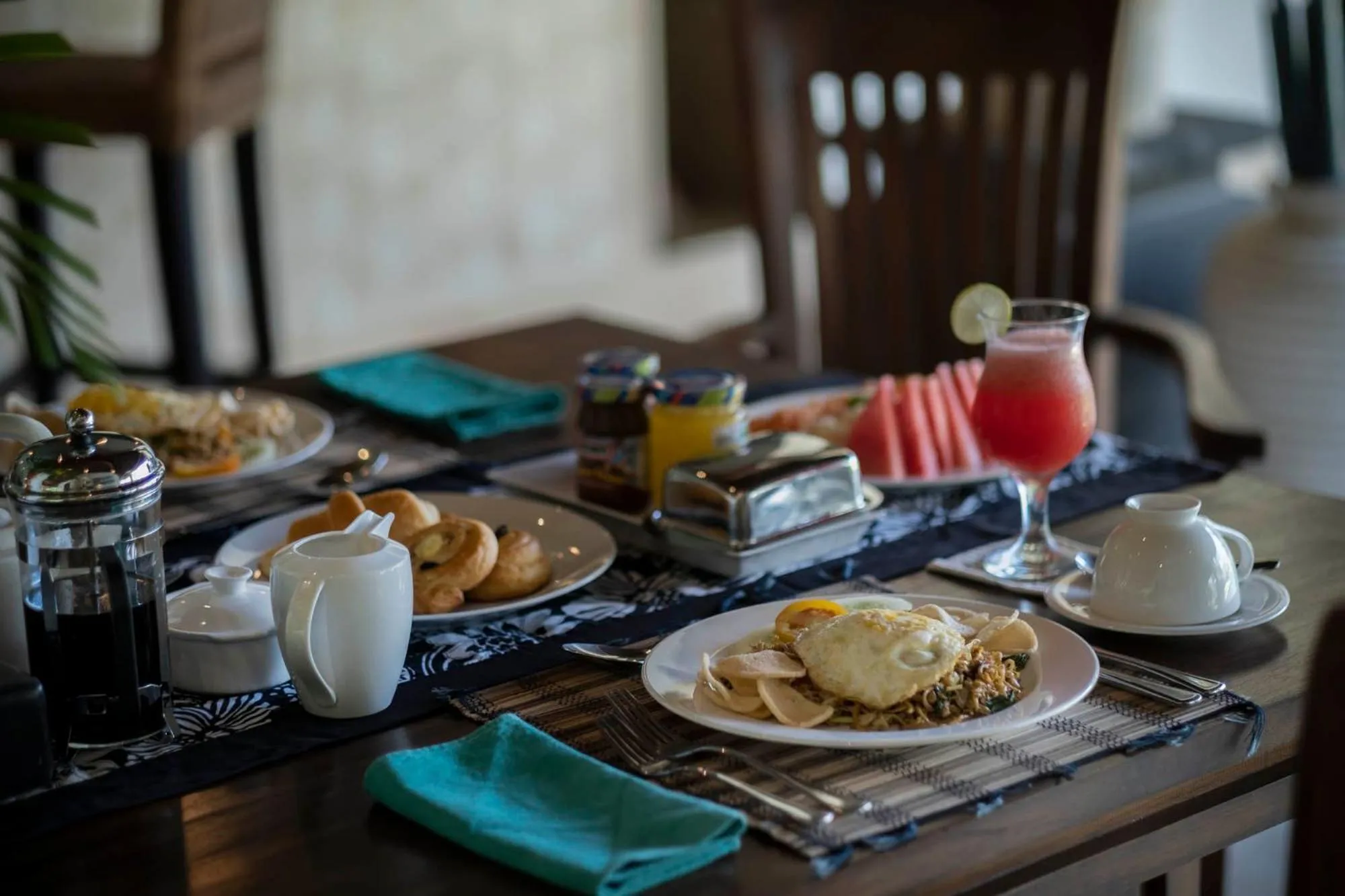 Food and drinks in Kutus Kutus Estuary Saba Beach