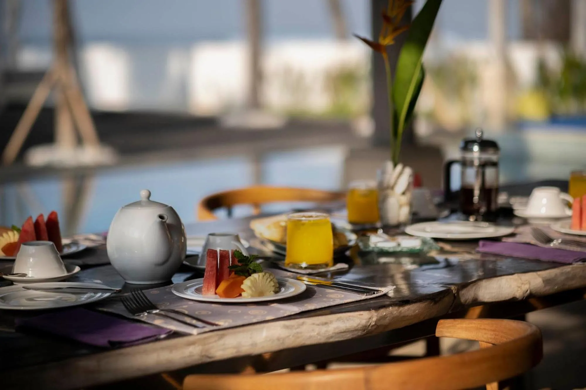 Food and drinks in Kutus Kutus Estuary Saba Beach