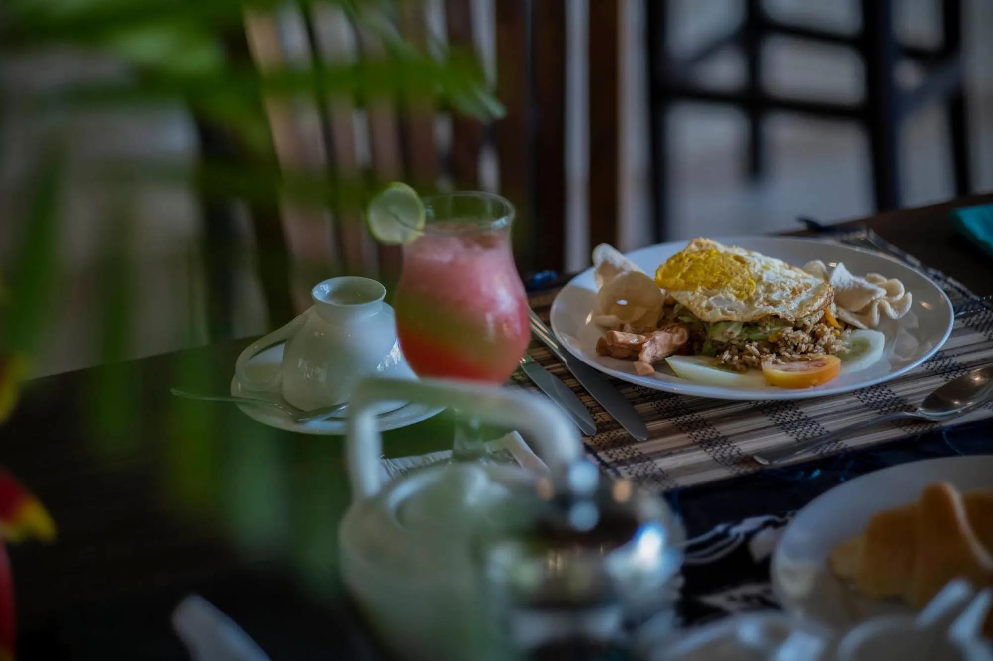 Food and drinks in Kutus Kutus Estuary Saba Beach