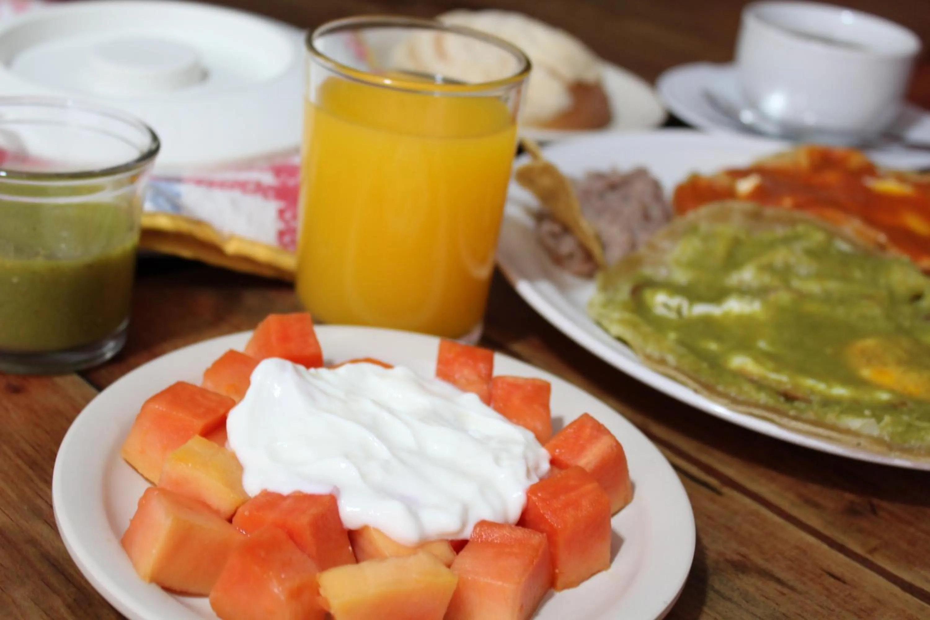 Food and drinks in Posada San José, Hotel