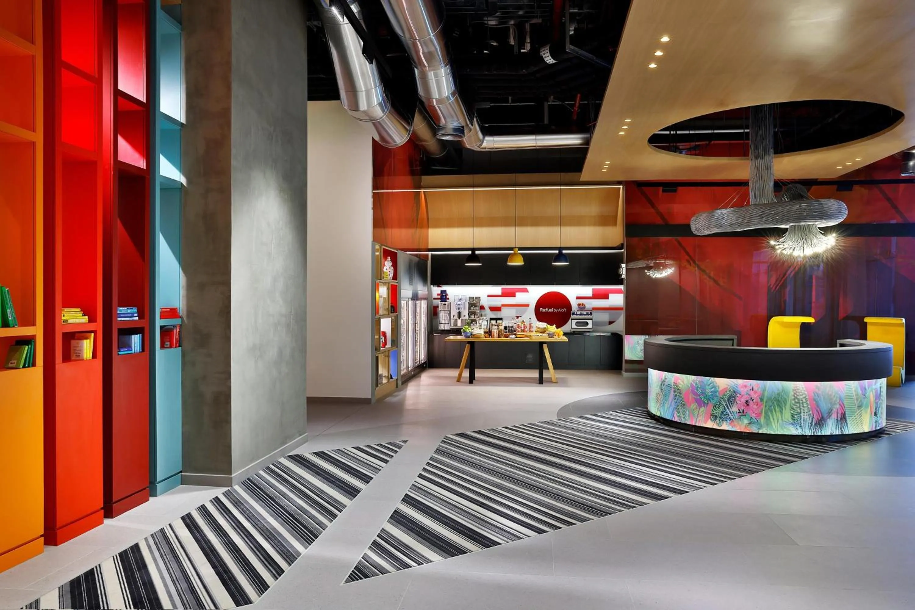 Lobby or reception in Aloft Al Mina, Dubai Jumeirah