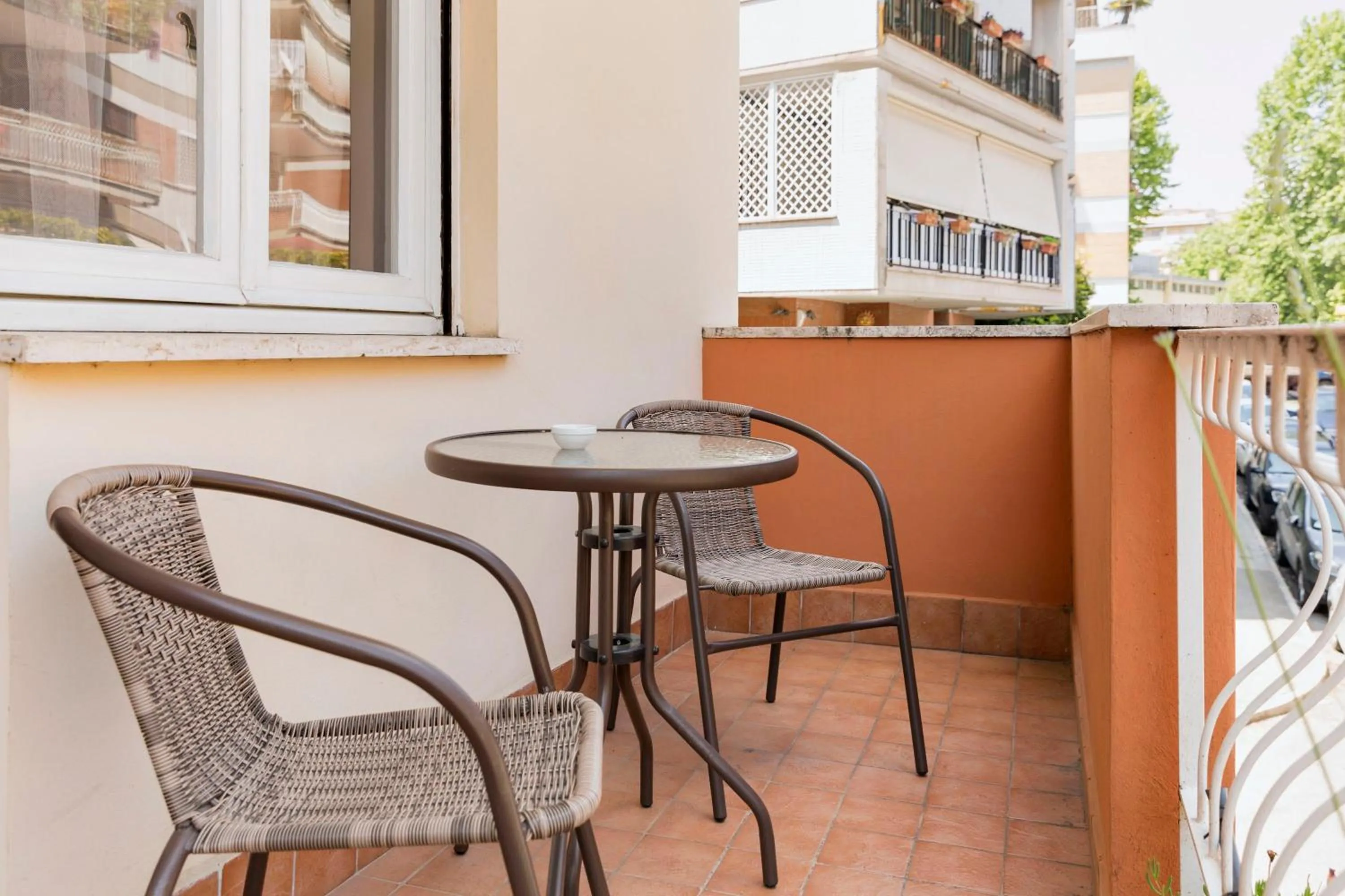 Balcony/Terrace in Roma Talenti Breme B&B