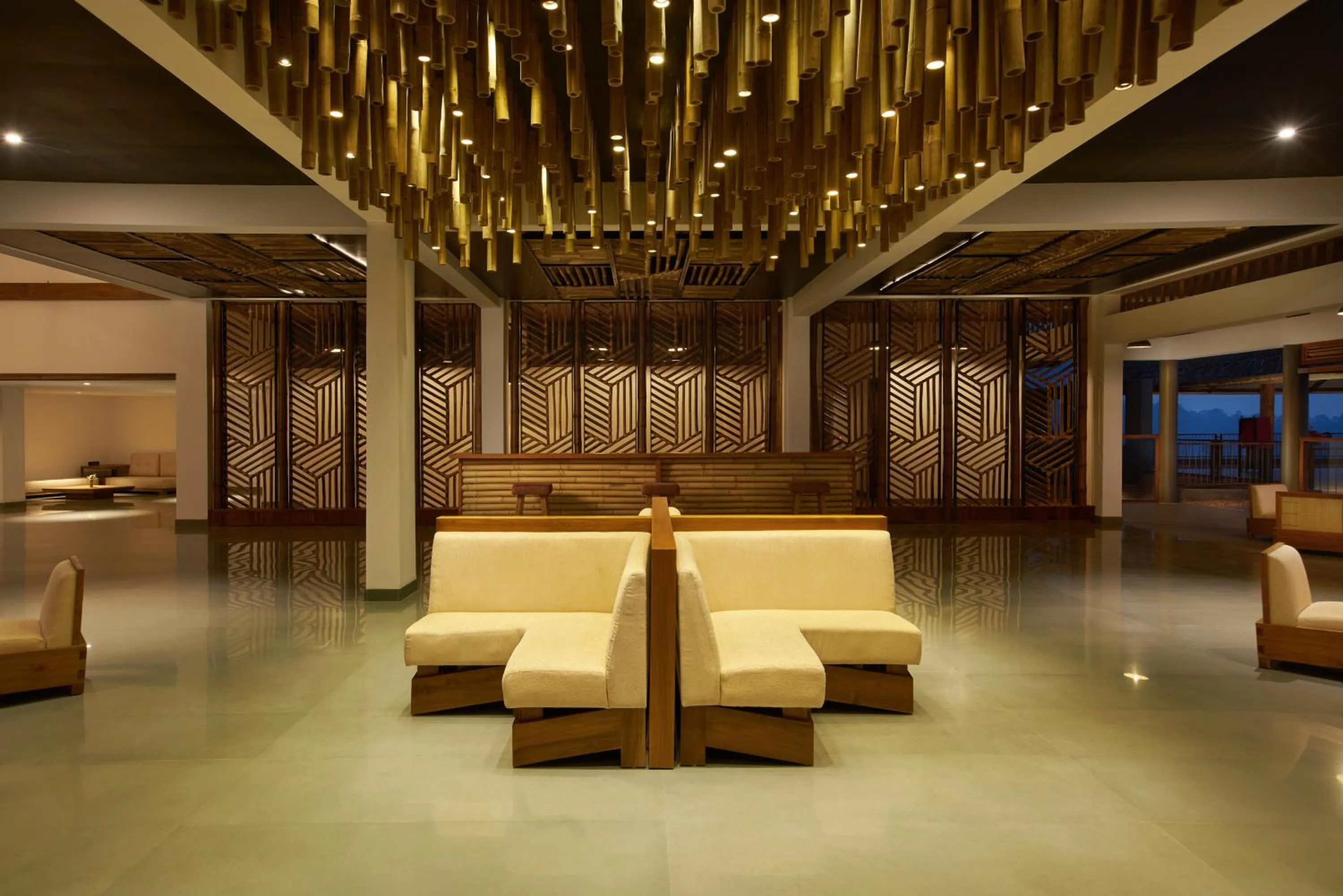 Lobby or reception in MOUNTAIN SHADOWS RESORT Wayanad