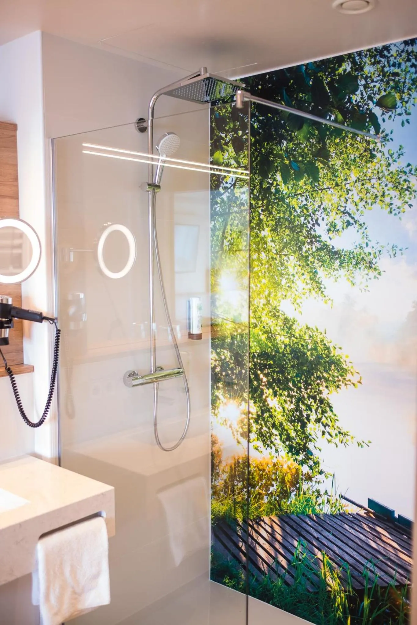 Shower in Rebhan's Business und Wellness Hotel