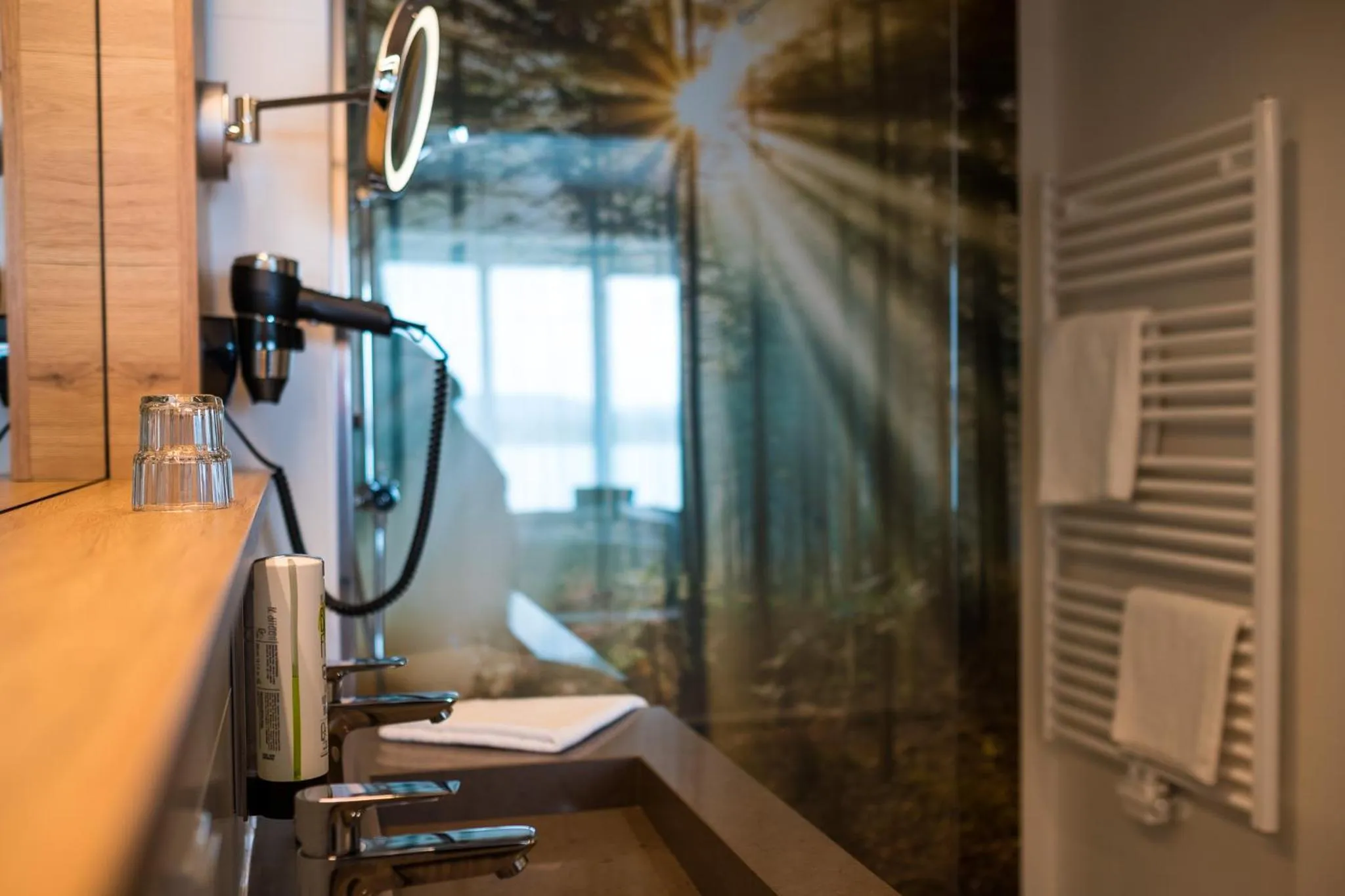 Bathroom in Rebhan's Business und Wellness Hotel