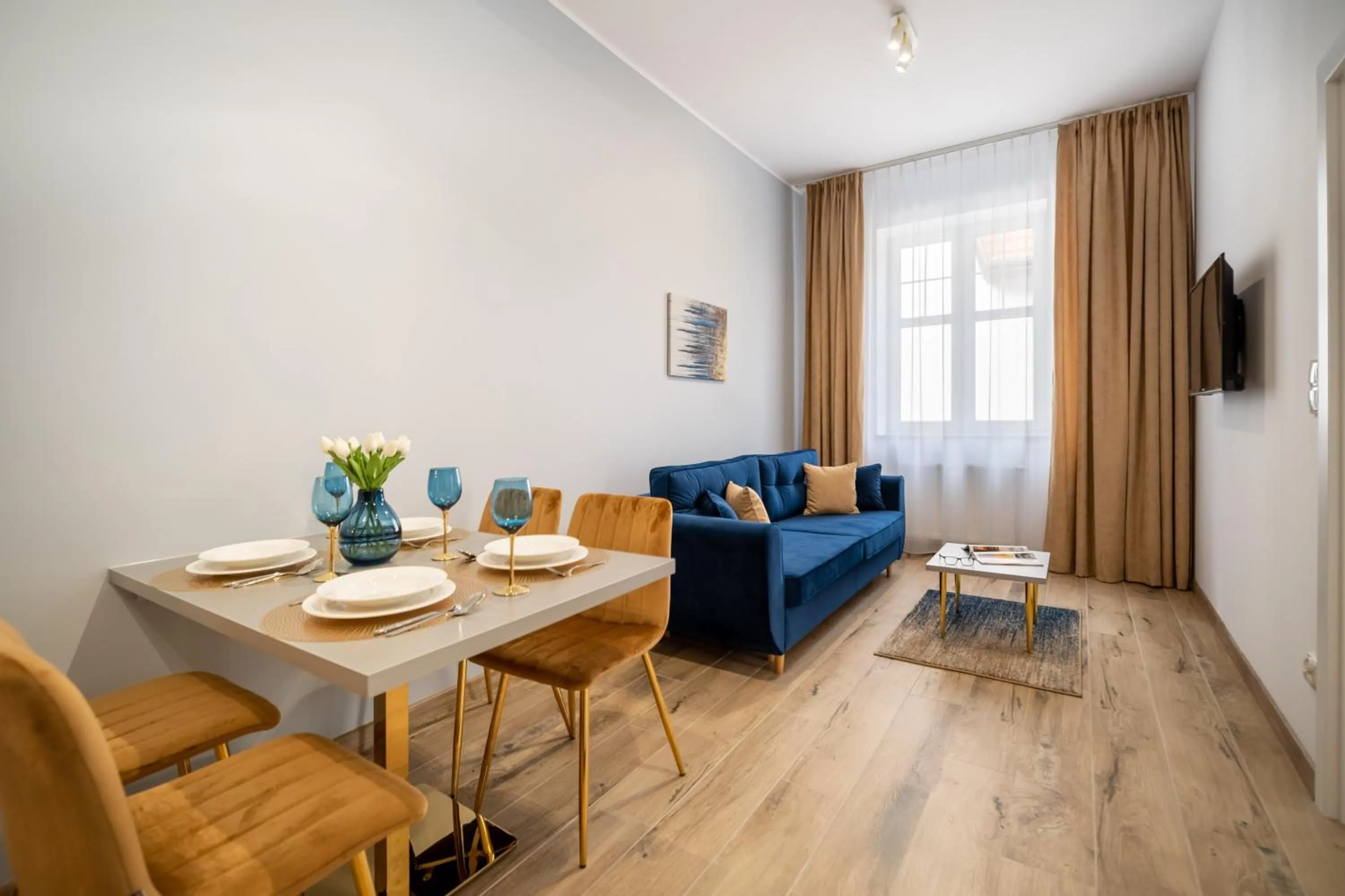 Living room in Helios Aparthotel