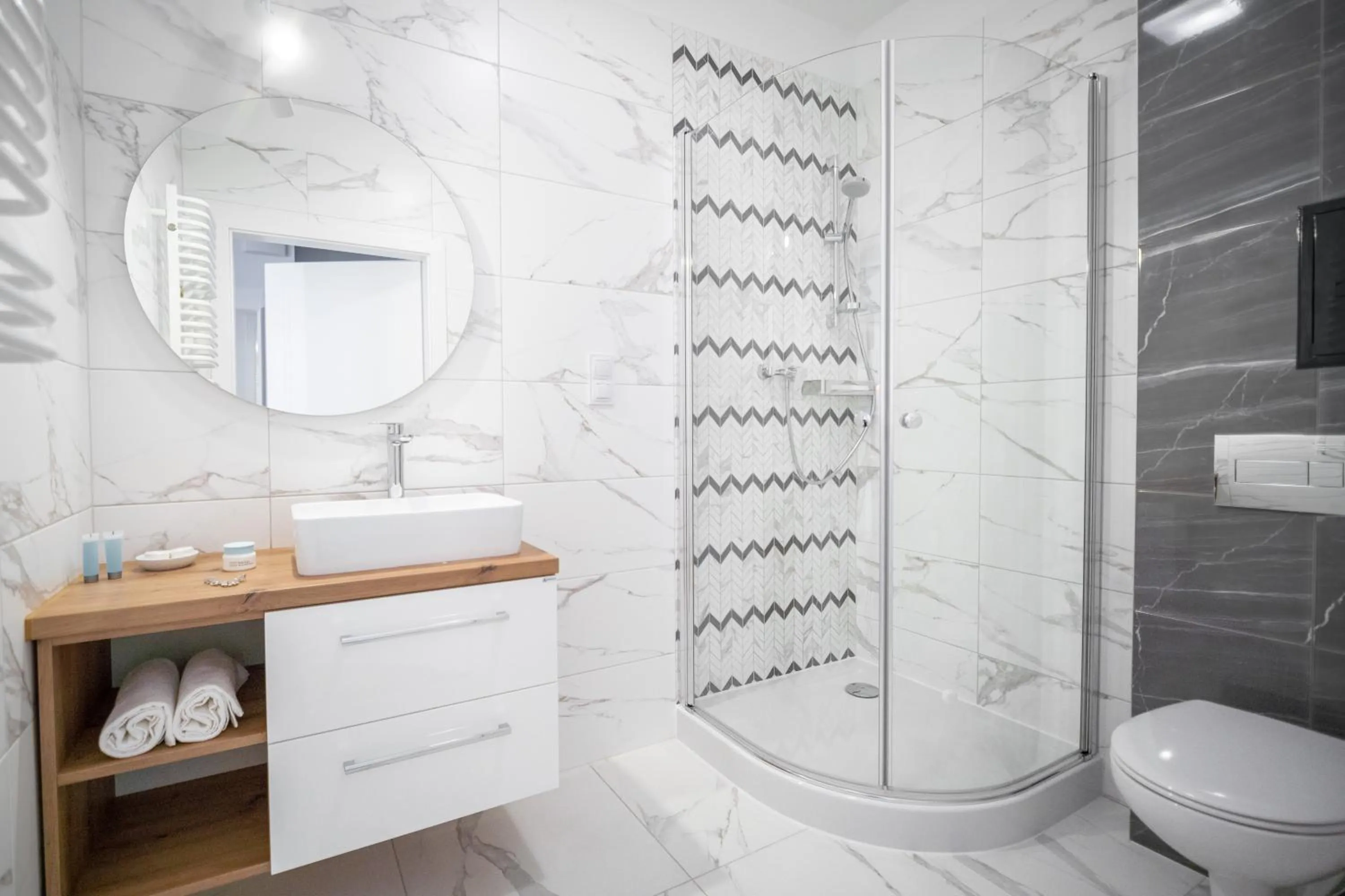 Bathroom in Helios Aparthotel