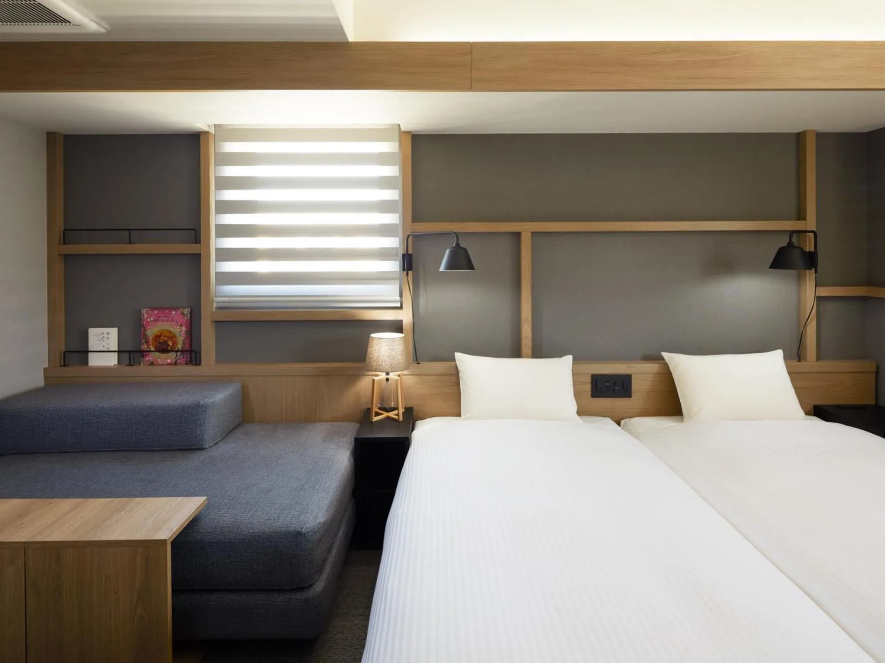 Photo of the whole room, Bed in LAMP LIGHT BOOKS HOTEL sapporo