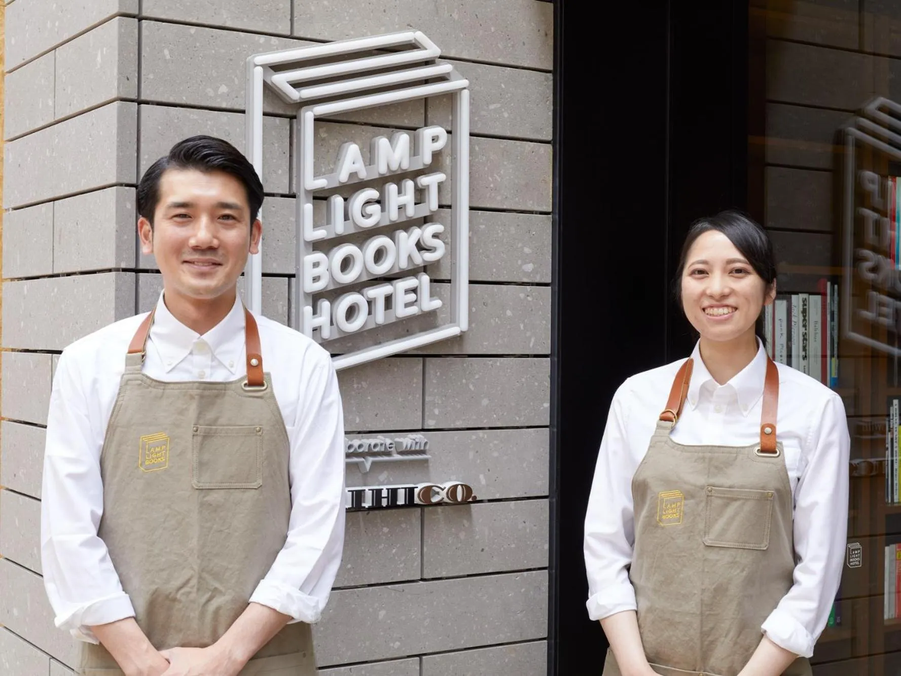 Staff in LAMP LIGHT BOOKS HOTEL sapporo