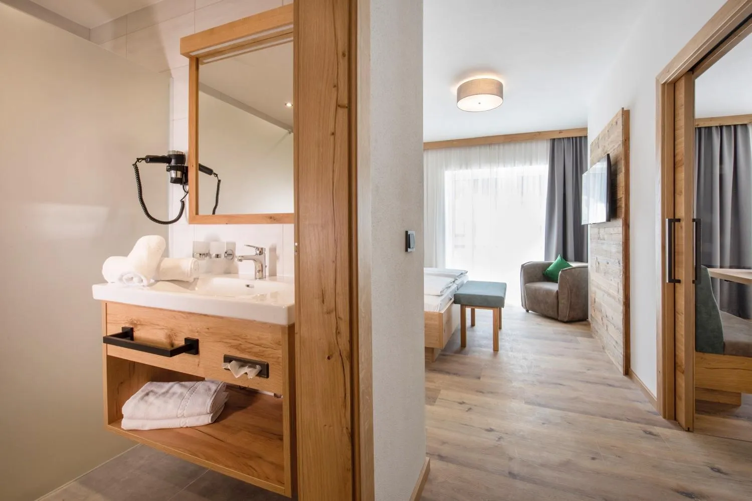 Bed in Kopeindlgut Apartments