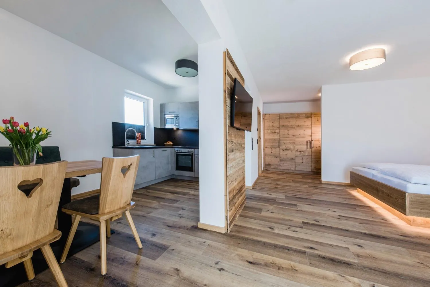 Bed in Kopeindlgut Apartments