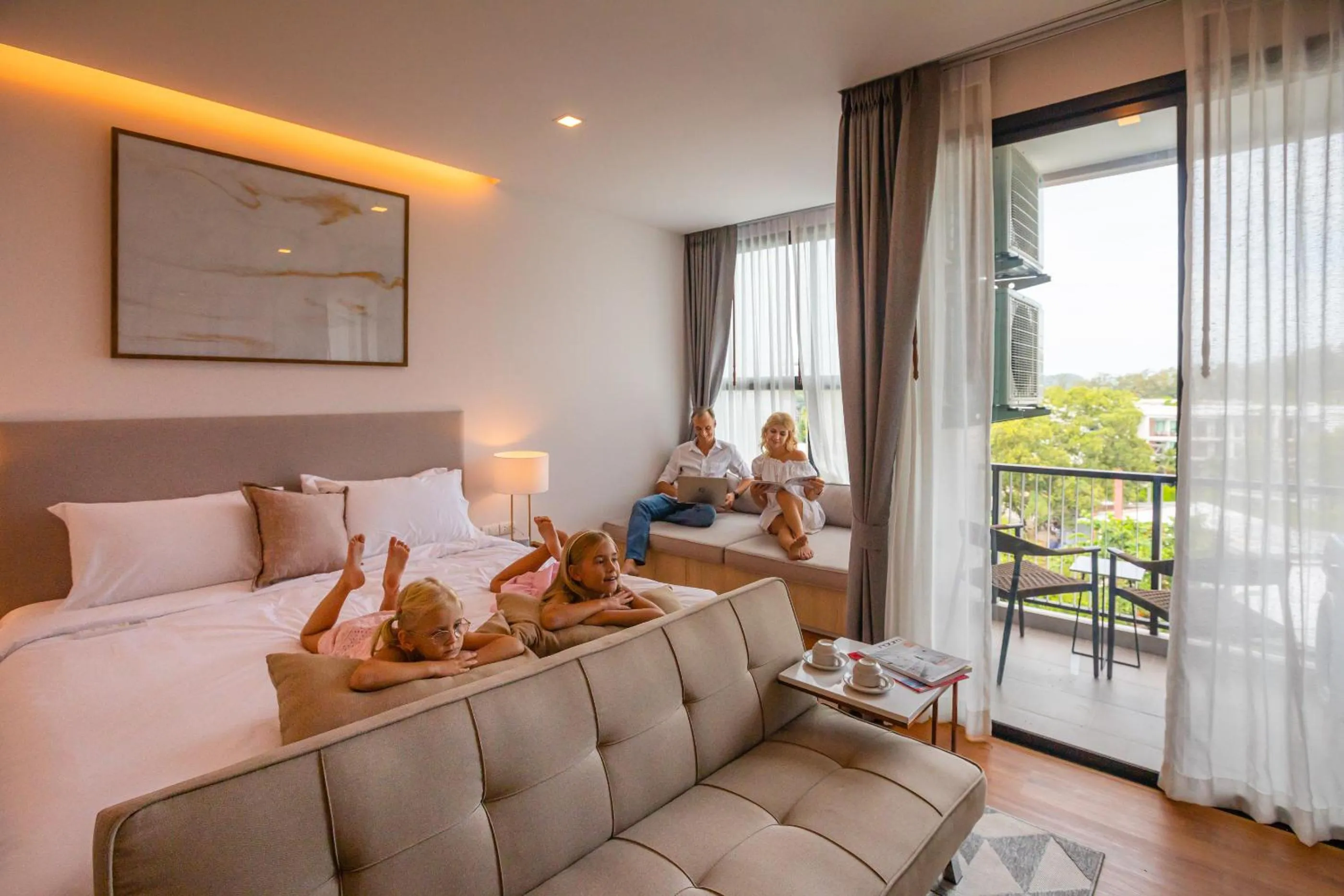 Bedroom, Bed in The Proud Rawai Resort