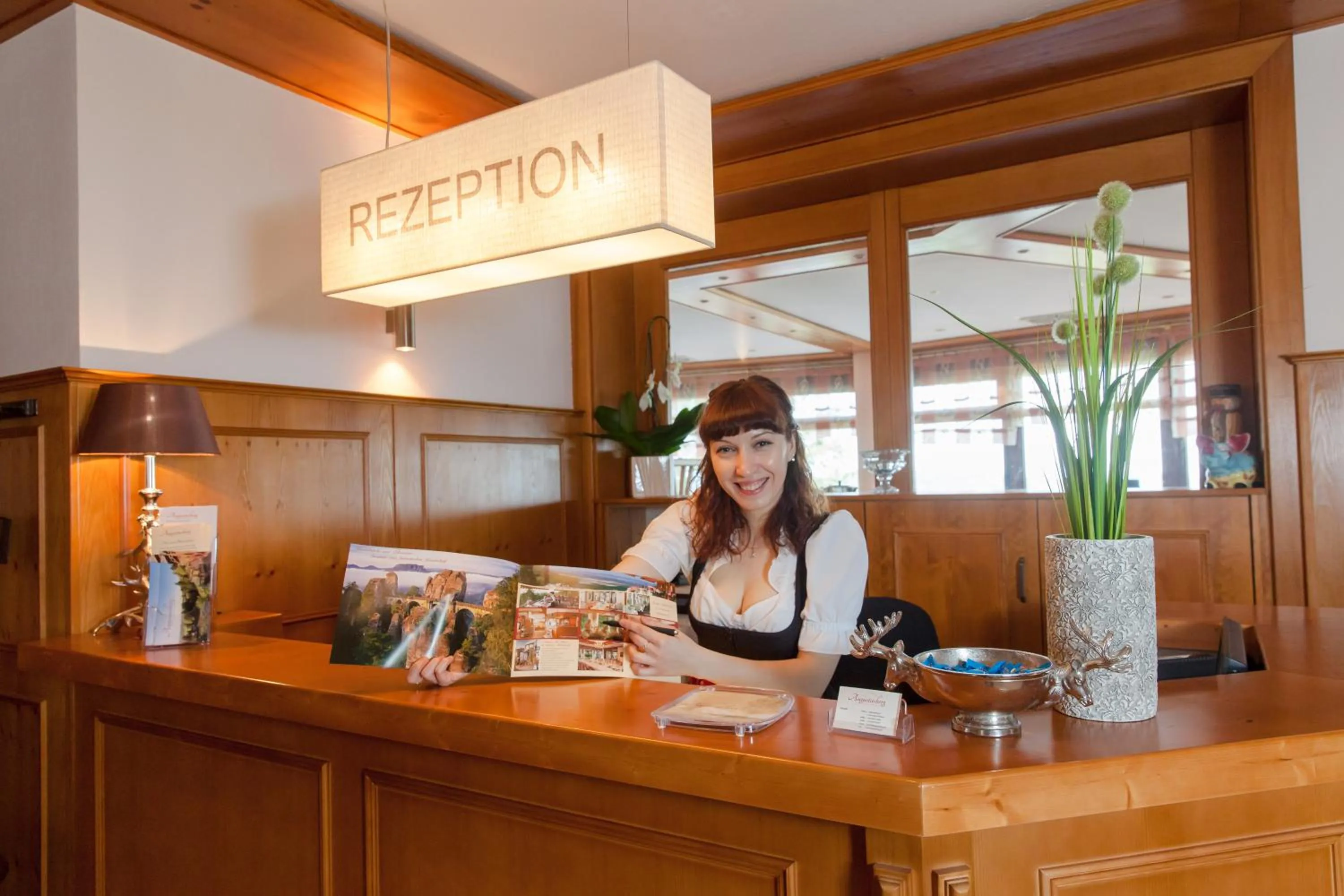 Lobby or reception in Augustusberg Hotel & Restaurant