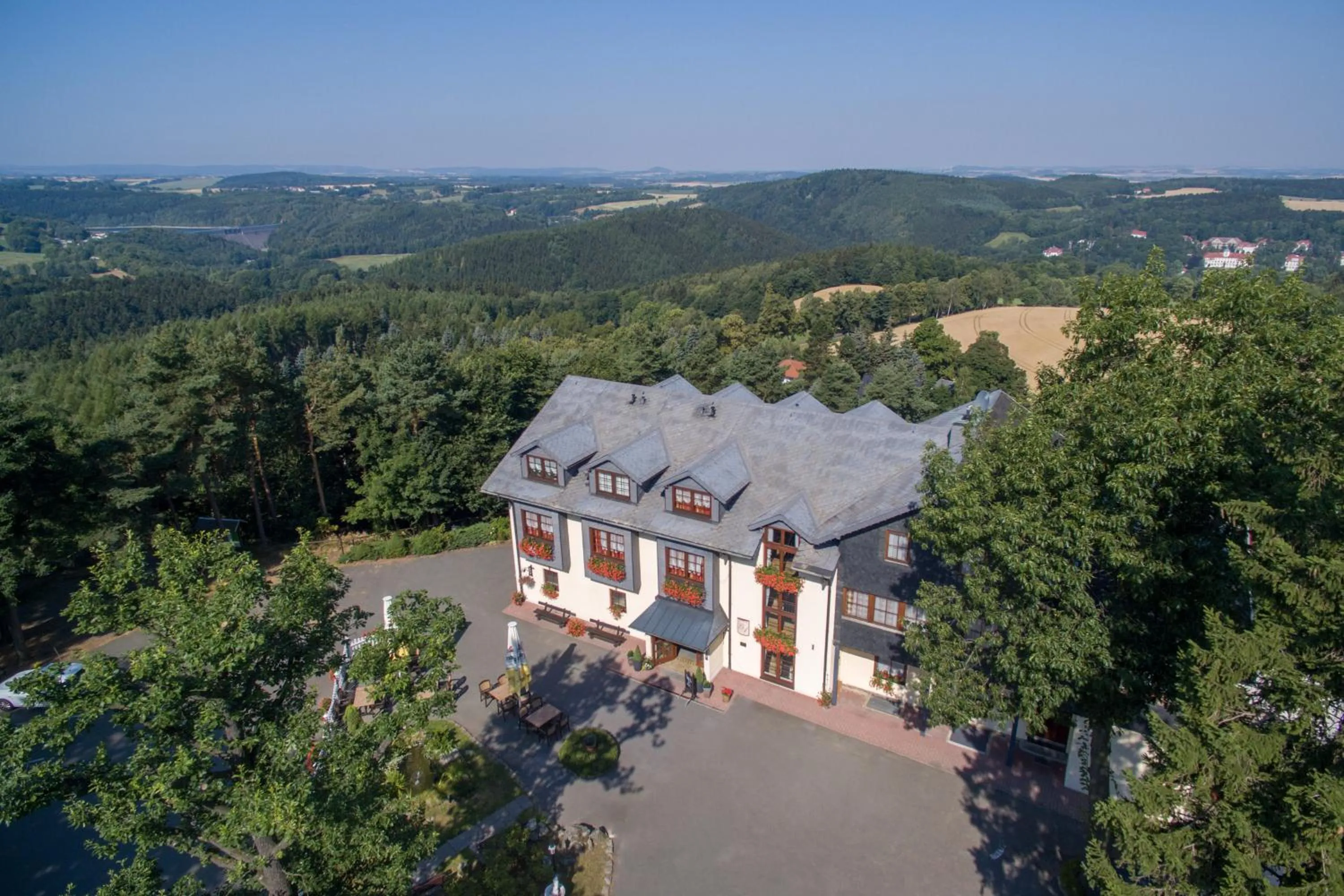 Bird's eye view in Augustusberg Hotel & Restaurant