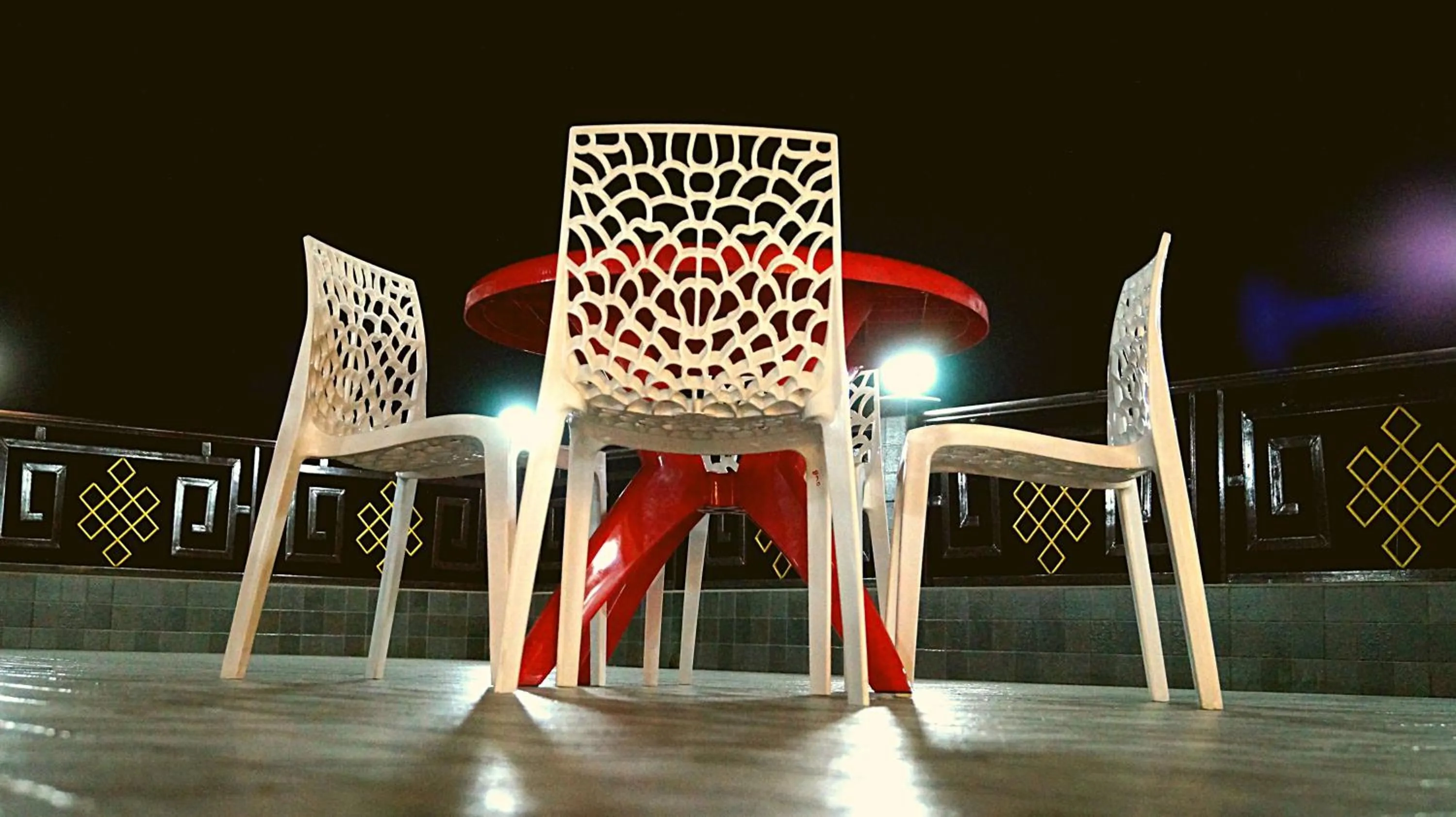 Seating area in ShriGo Hotel Gangtok