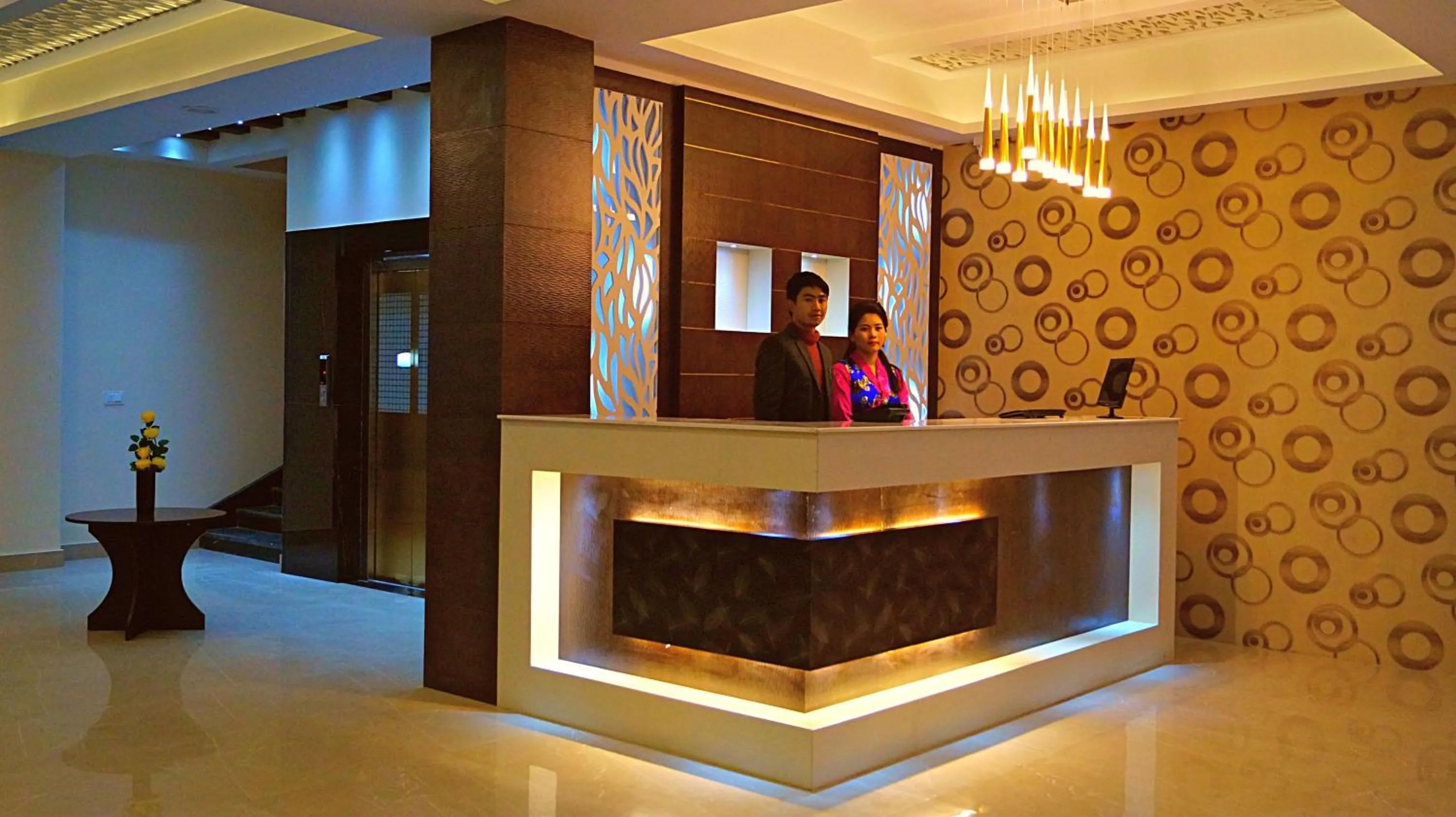 Lobby or reception in ShriGo Hotel Gangtok