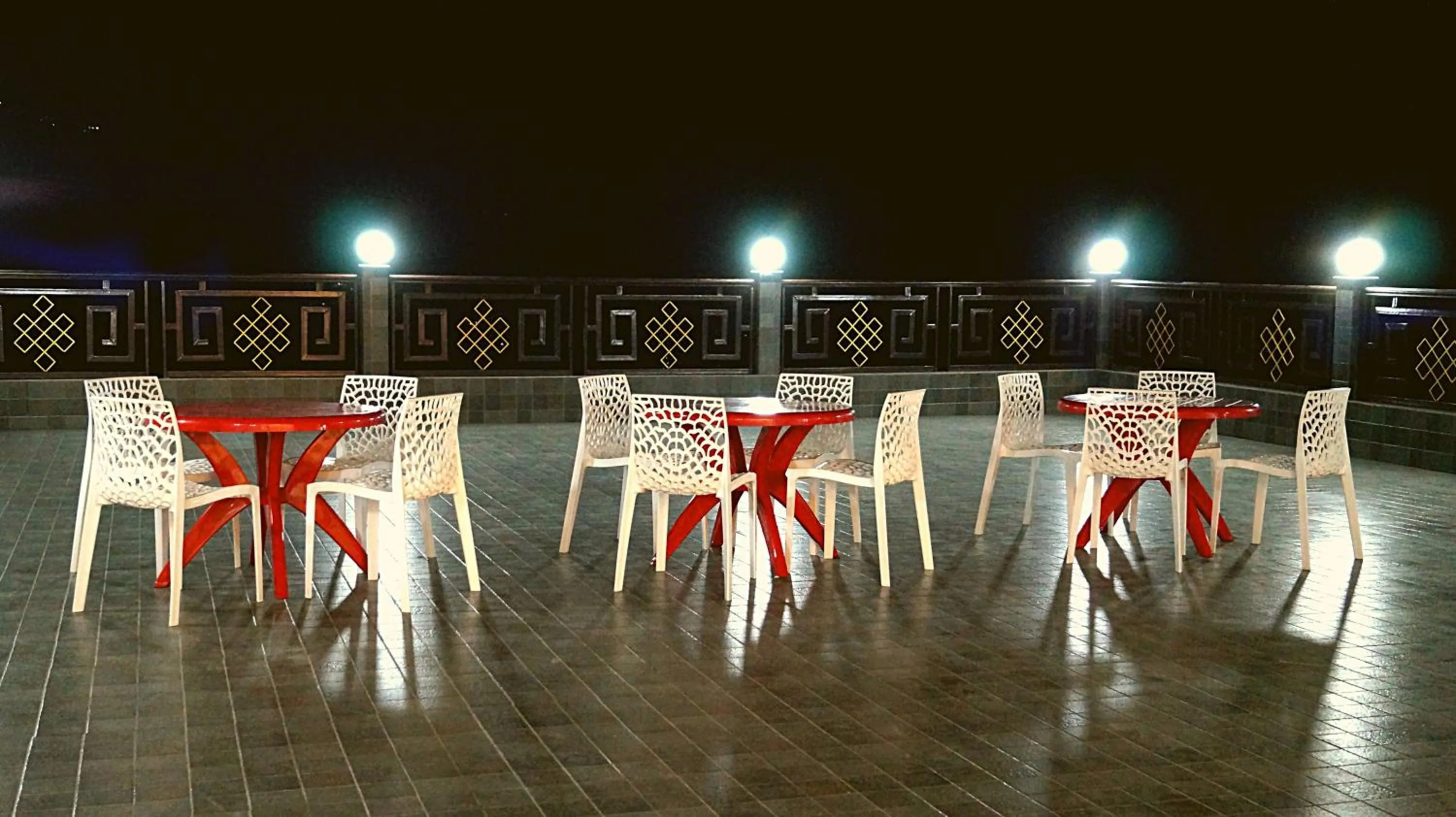 Seating area in ShriGo Hotel Gangtok