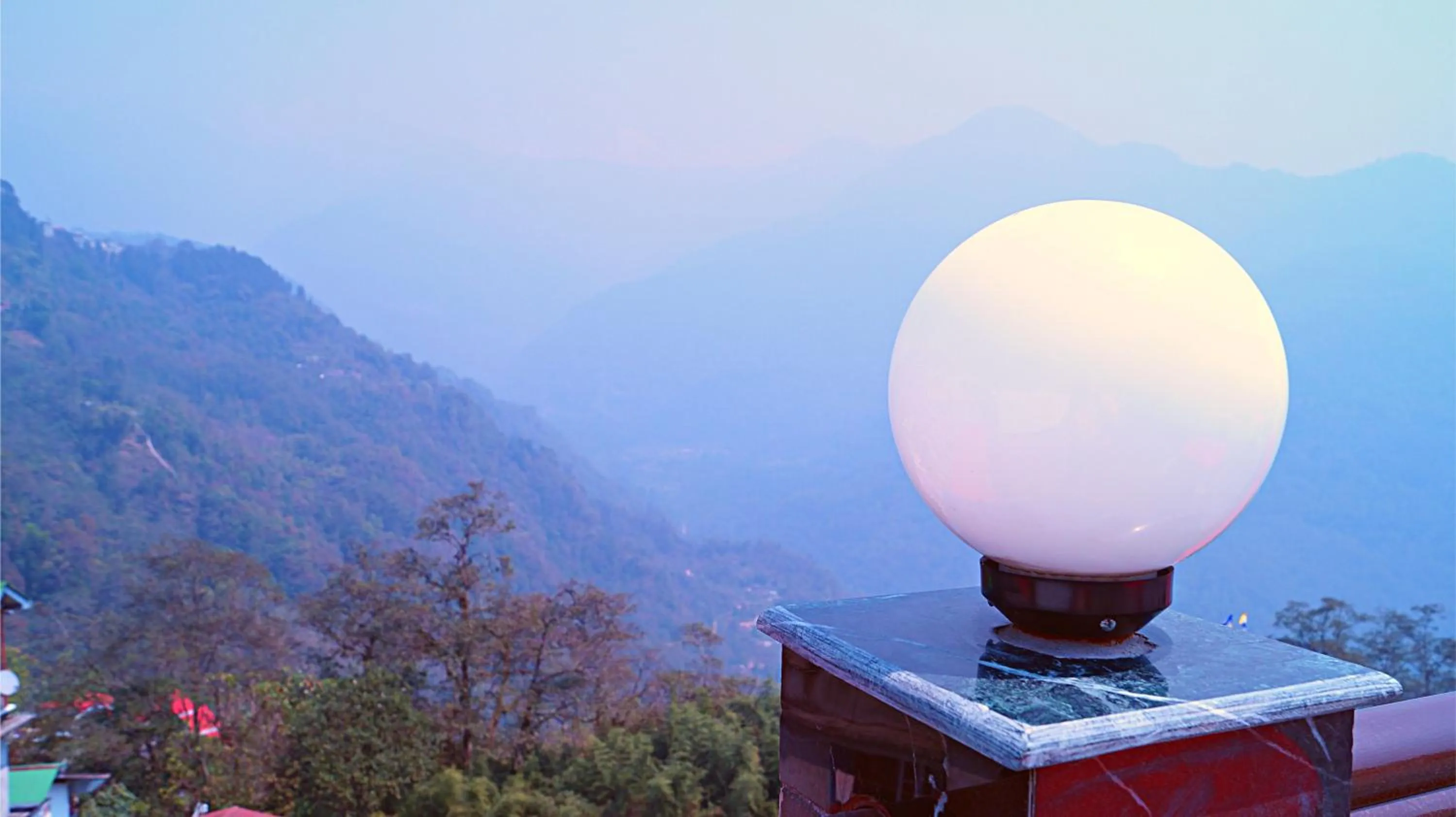 Mountain view in ShriGo Hotel Gangtok