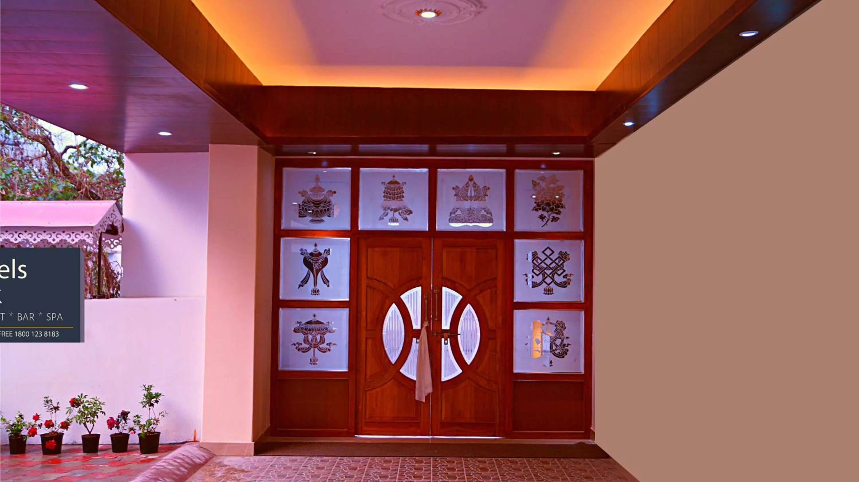 Patio in ShriGo Hotel Gangtok