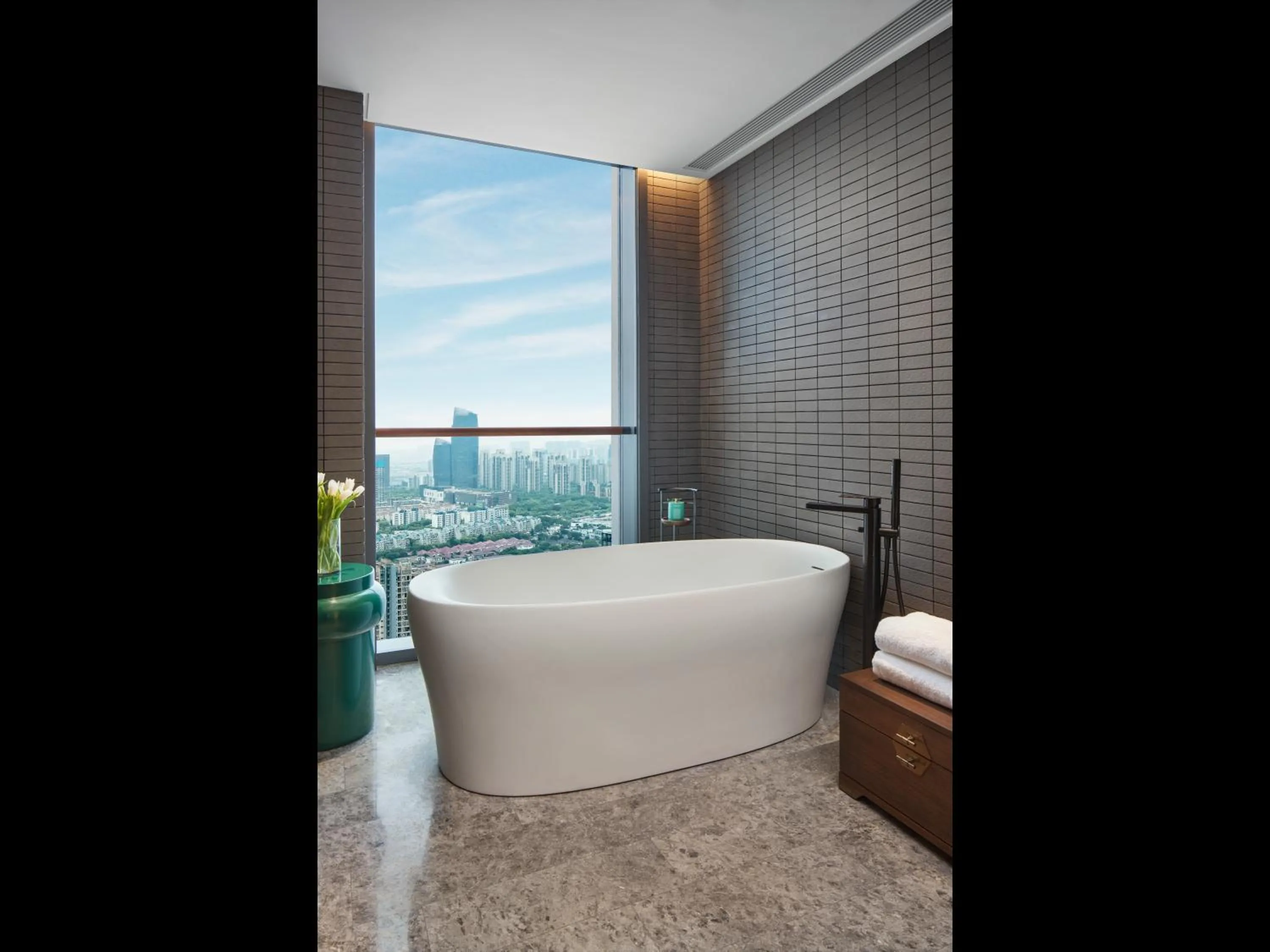 Bathroom in Hotel Indigo Suzhou Grand Canal by IHG