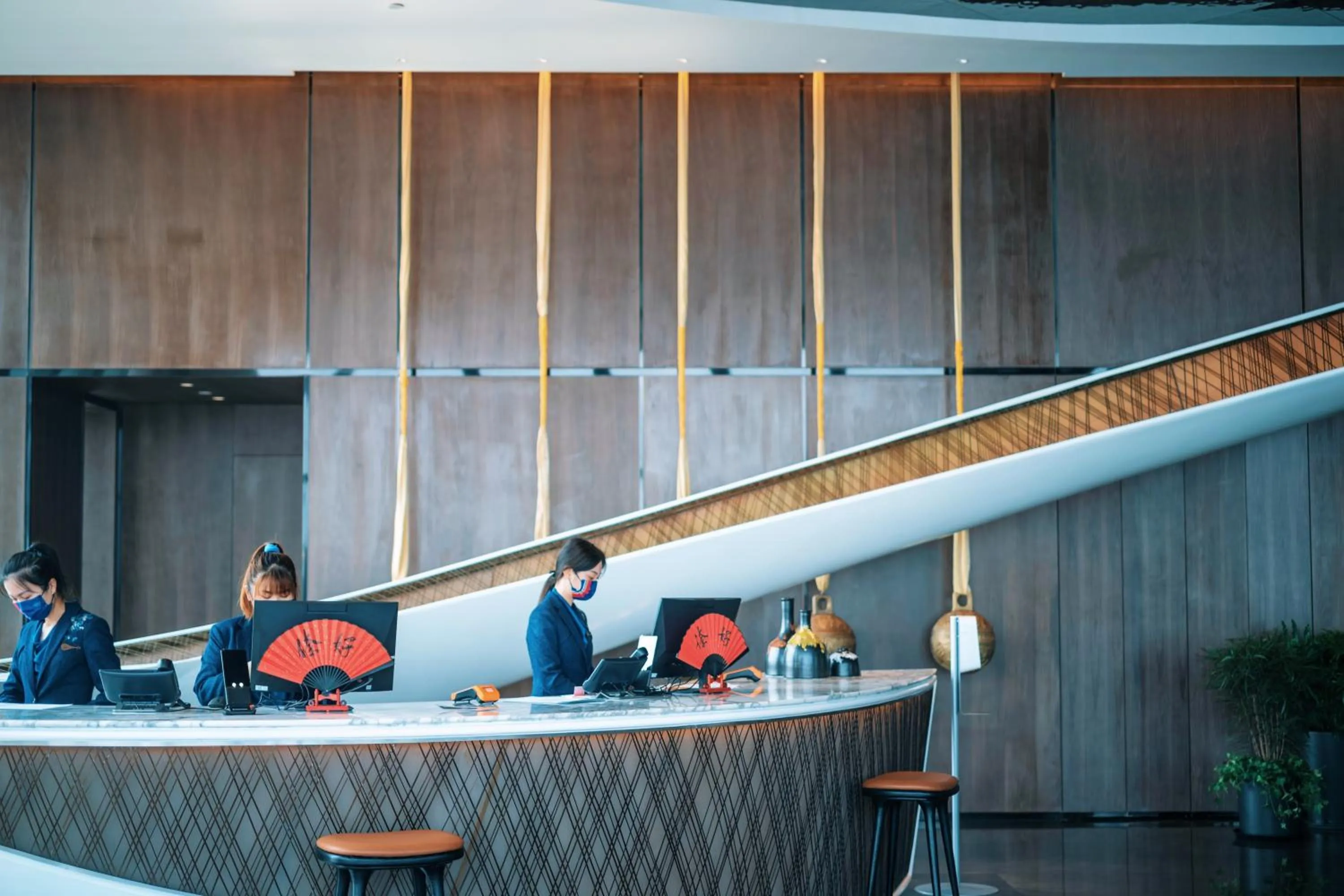 Lobby or reception in Hotel Indigo Suzhou Grand Canal by IHG