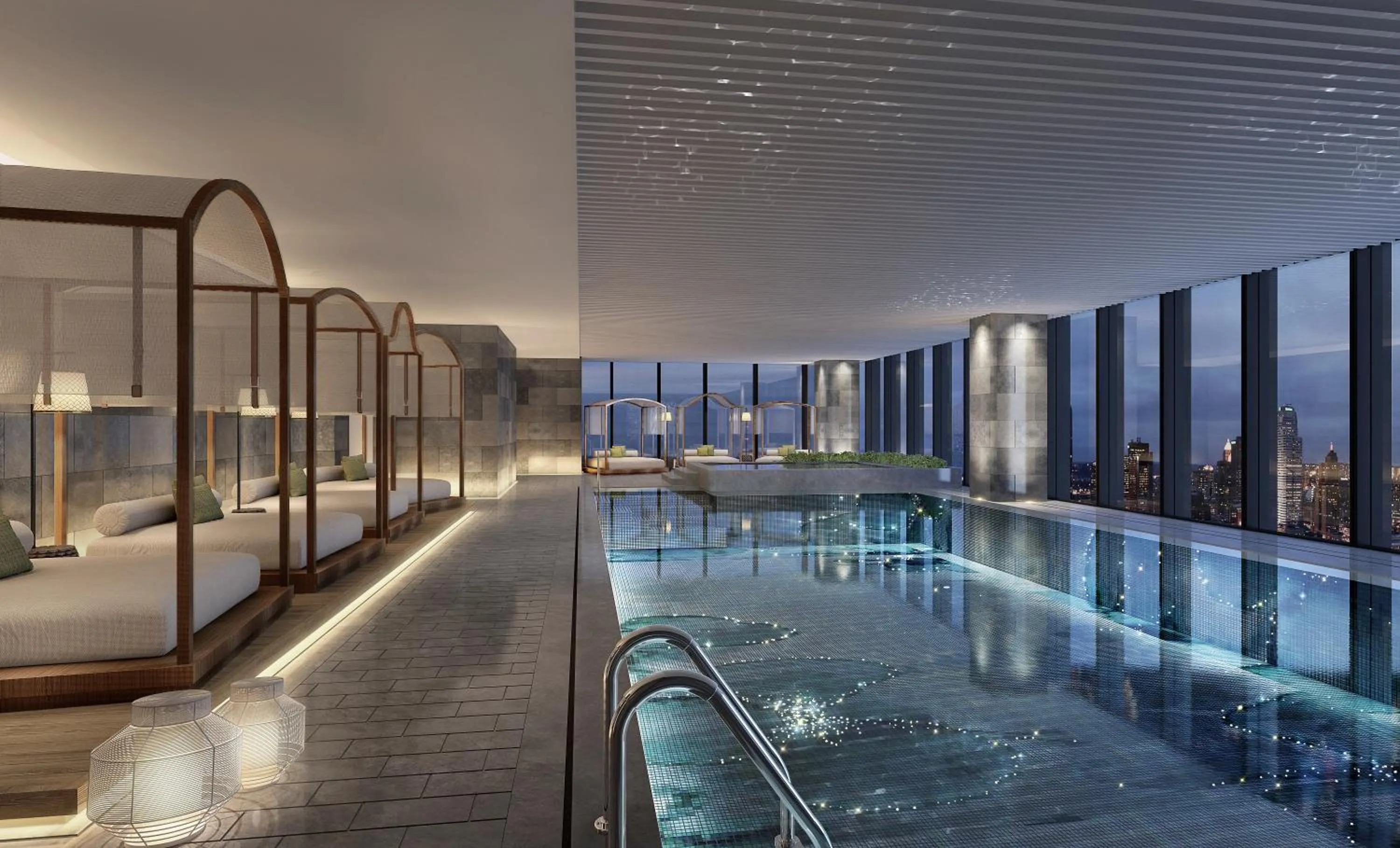 Swimming pool in Hotel Indigo Suzhou Grand Canal by IHG