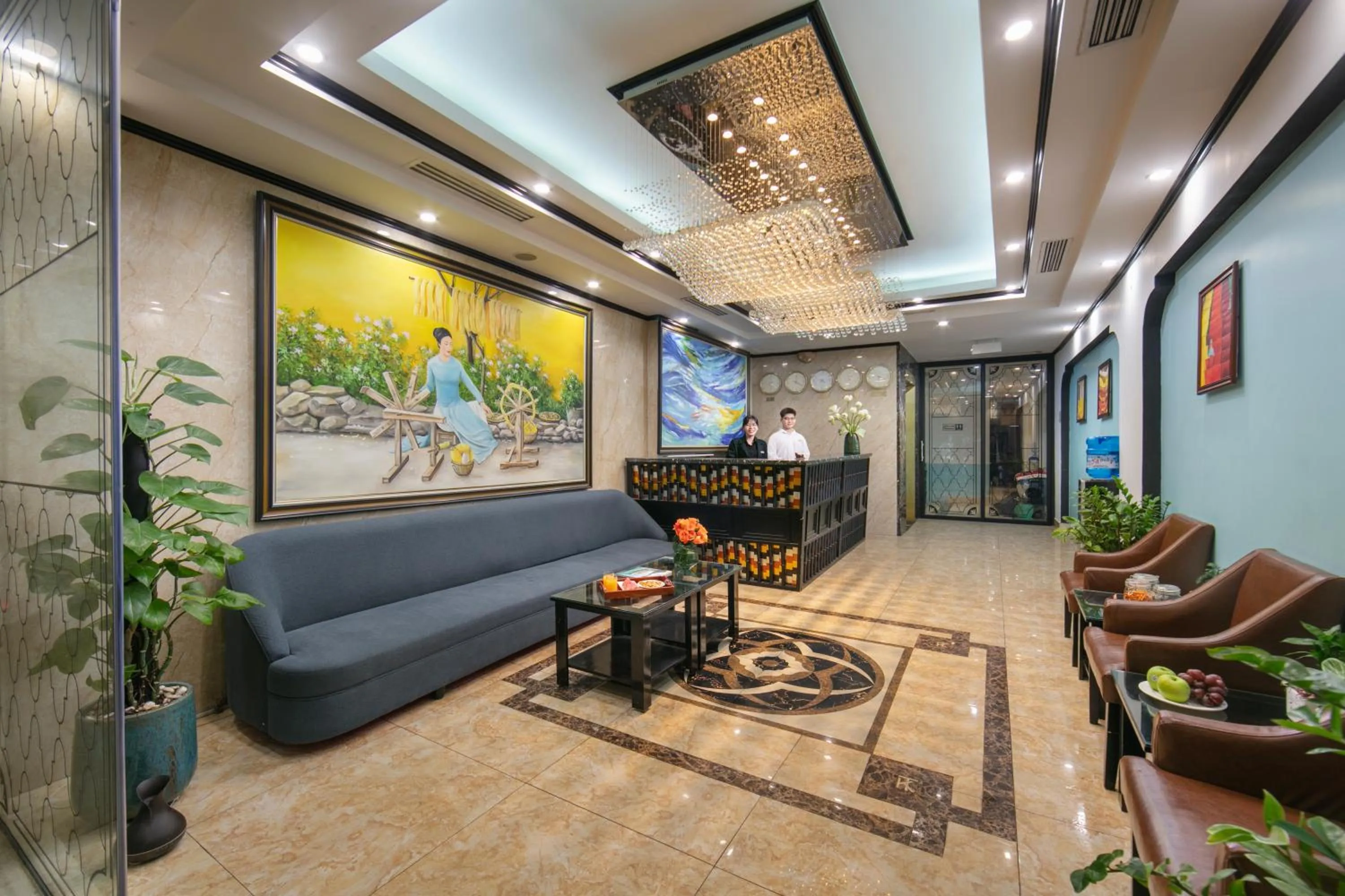 Lobby or reception in Hanoi Harmonia Hotel & Spa