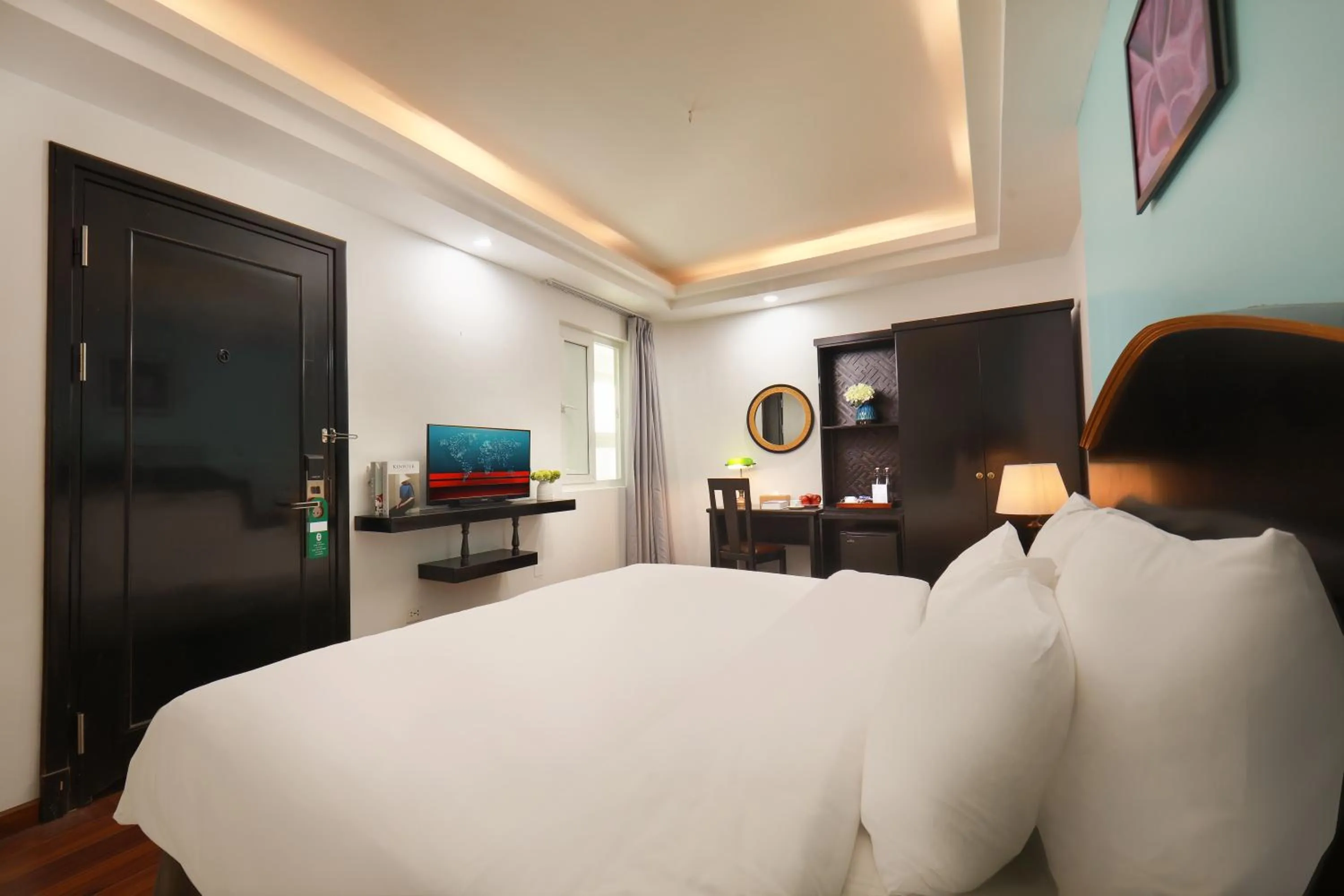 Bed in Hanoi Harmonia Hotel & Spa