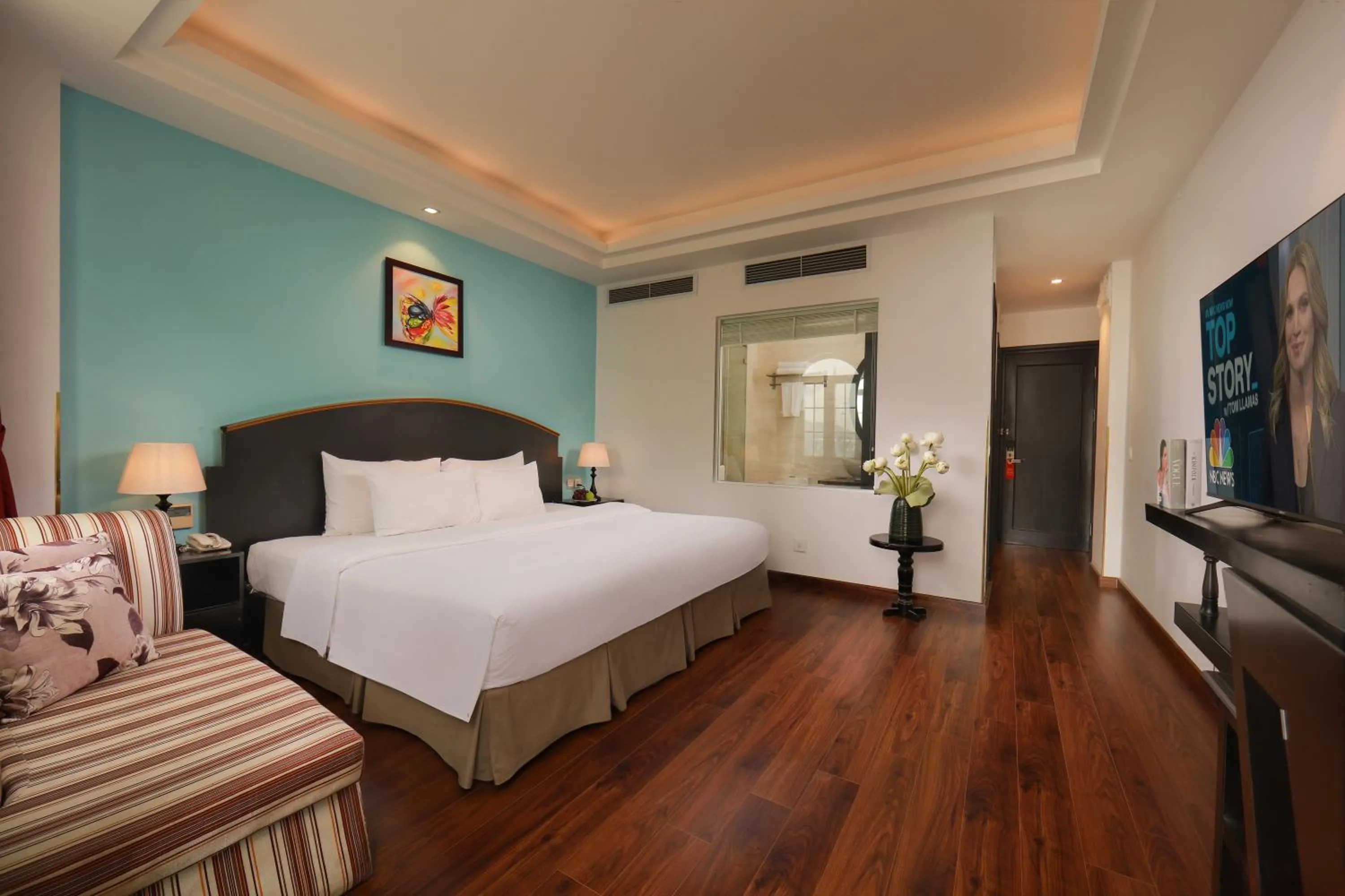 Bed in Hanoi Harmonia Hotel & Spa