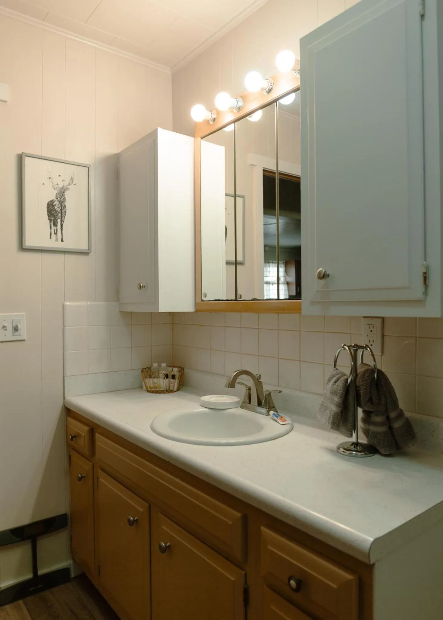 Bathroom in East Side Motel & Cabins