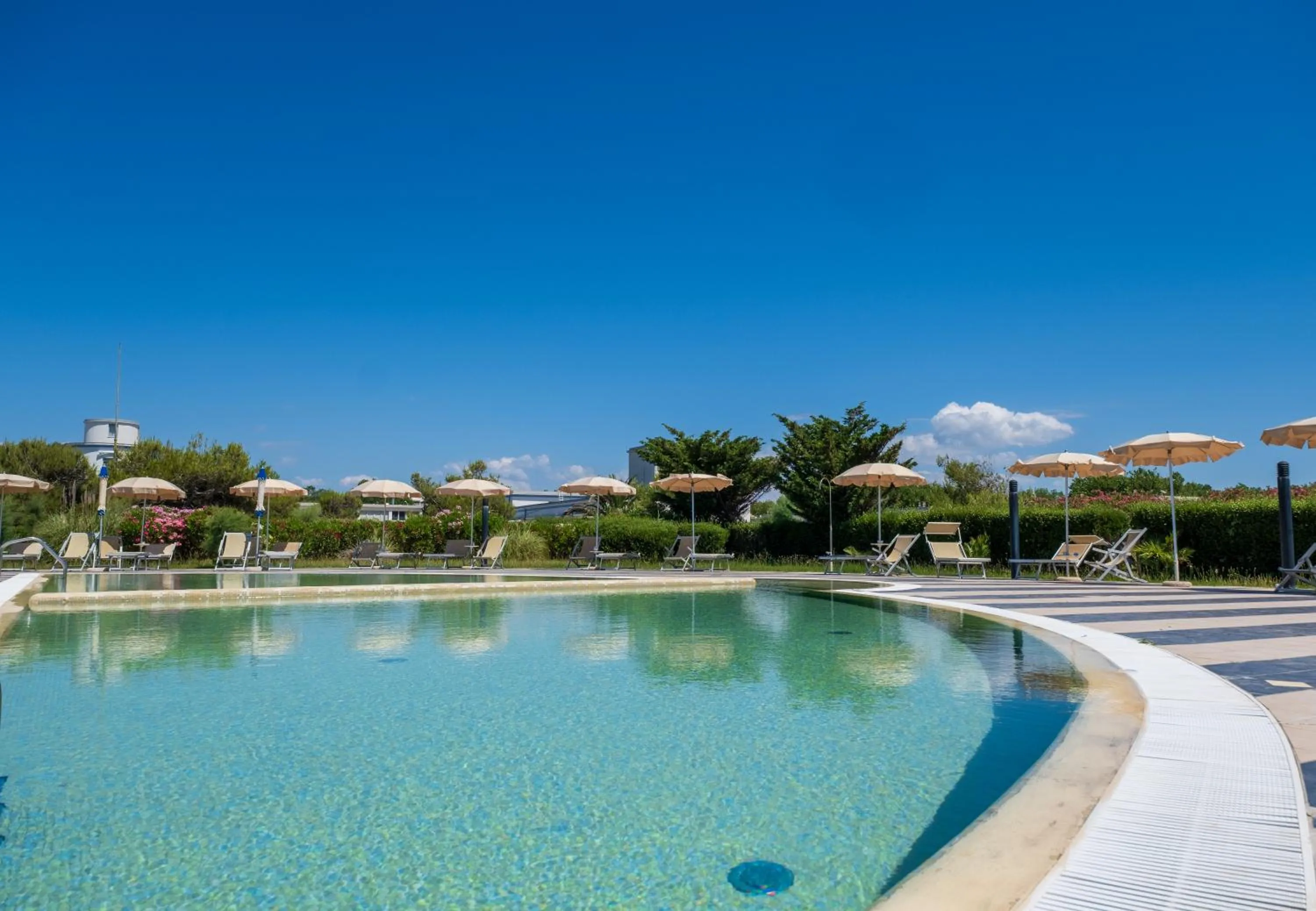 Pool view in Solidago Residence