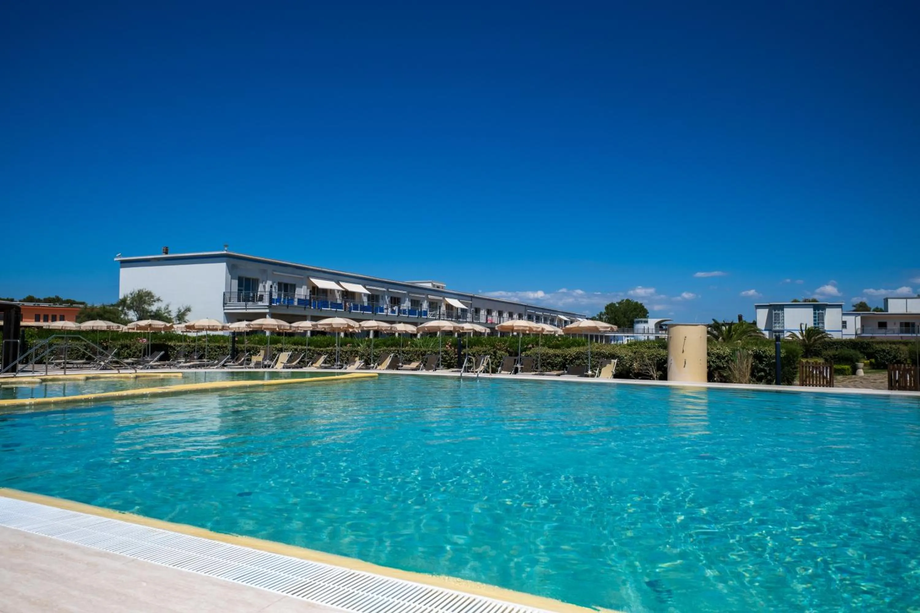 Pool view in Solidago Residence