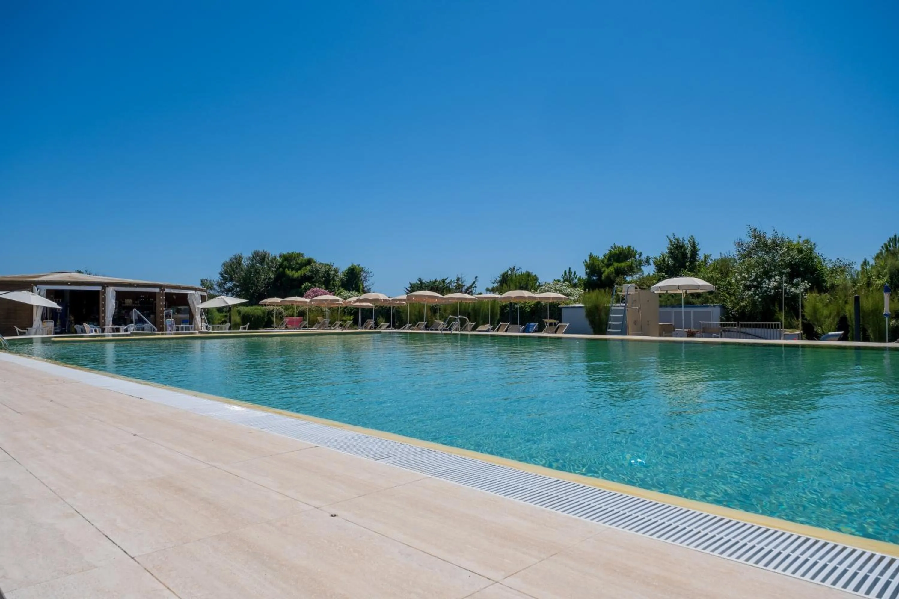 Pool view in Solidago Residence