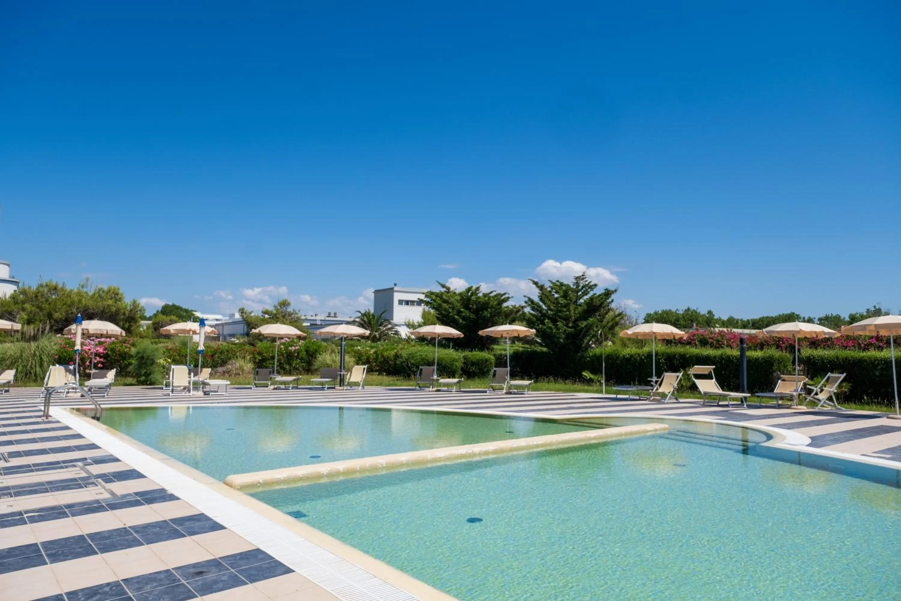 Pool view in Solidago Residence