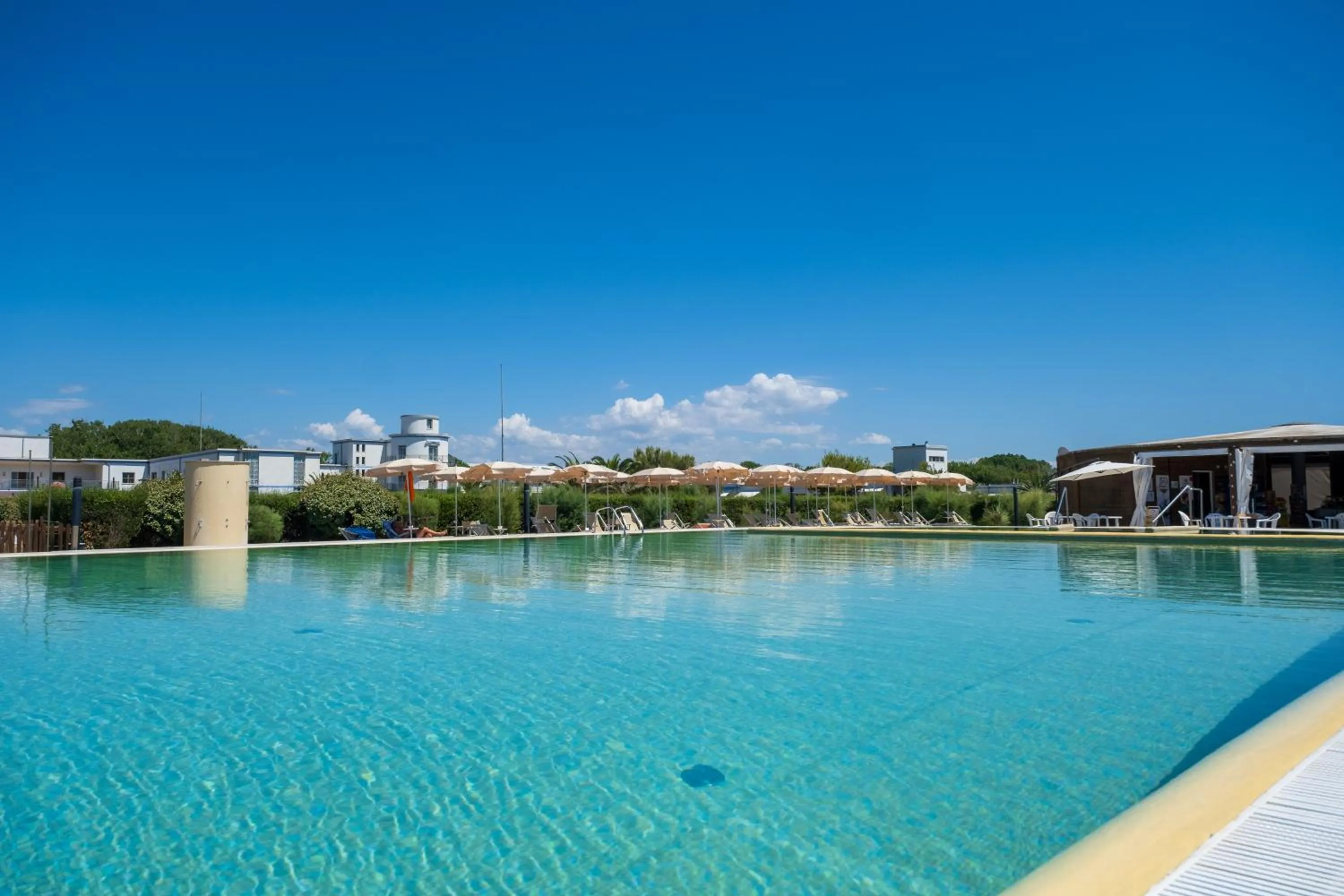 Pool view in Solidago Residence