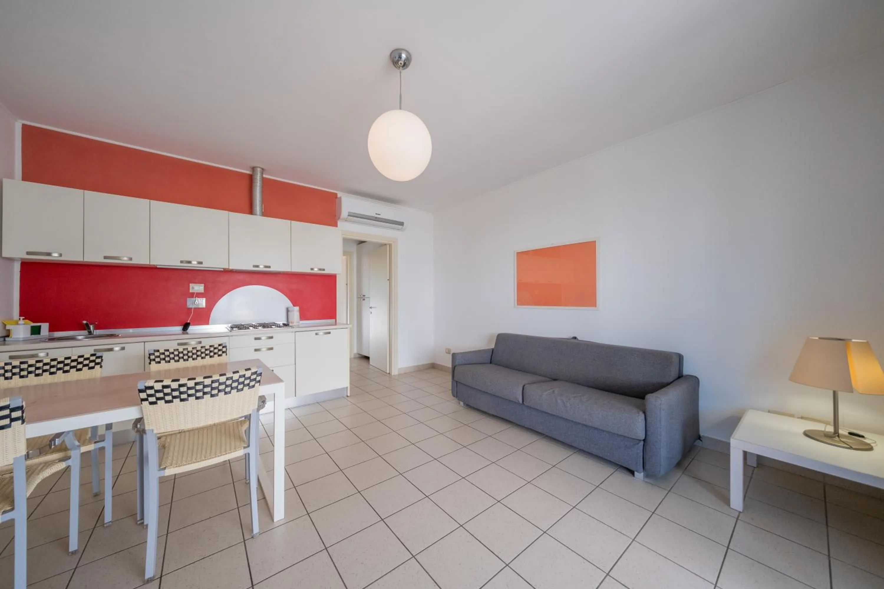 Seating area in Solidago Residence