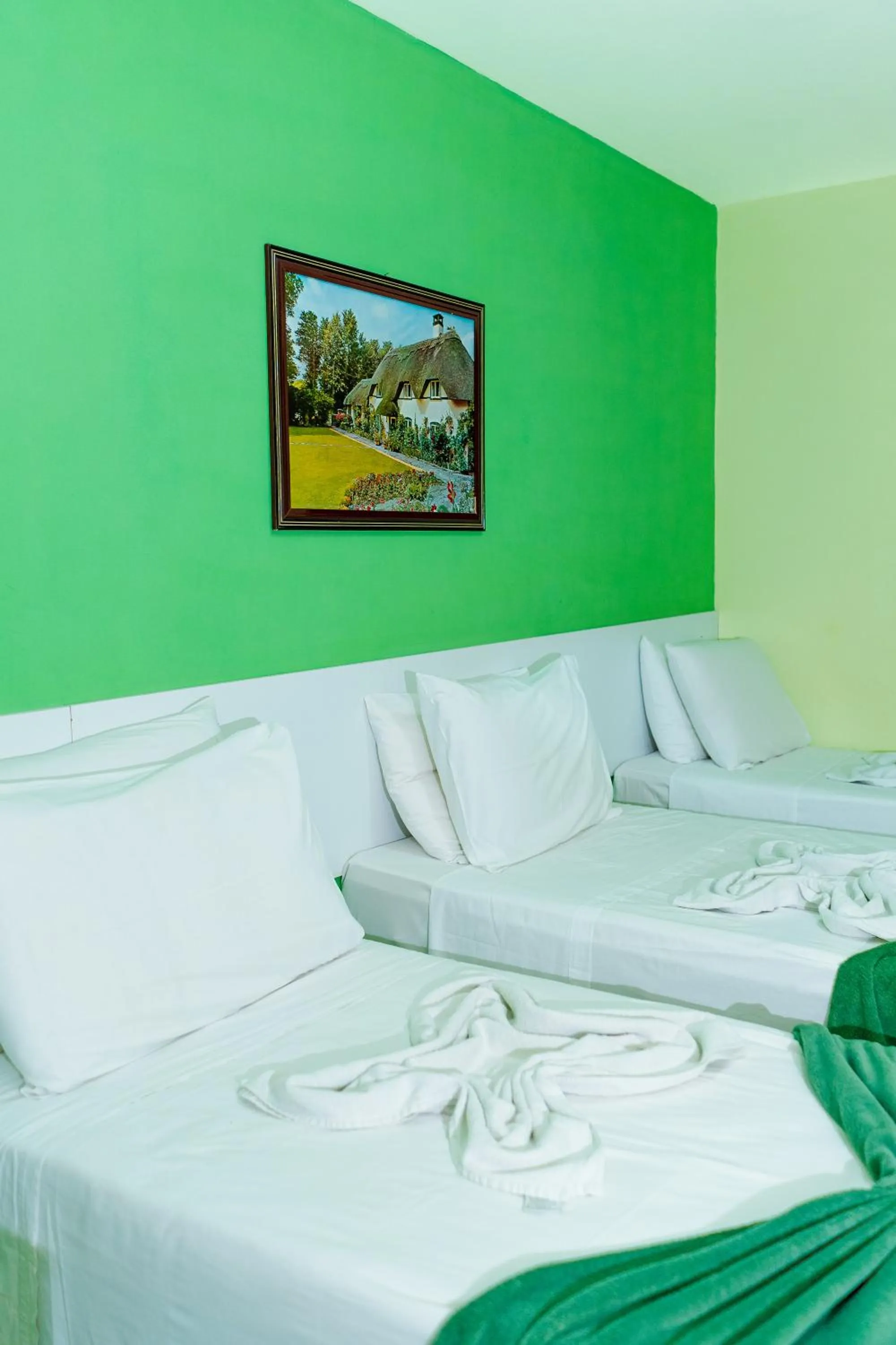 Bed in Pousada Ouriço