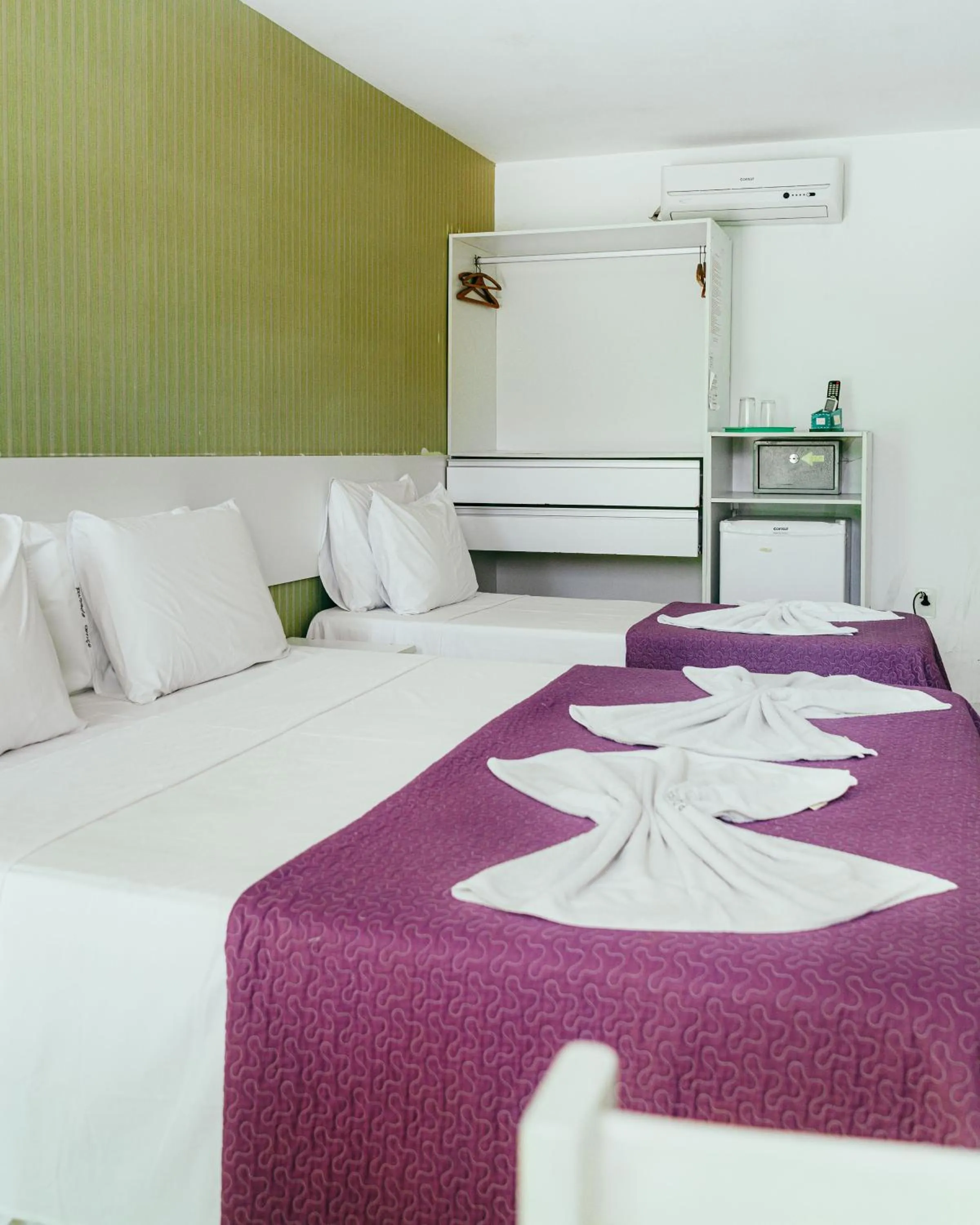 Bed in Pousada Ouriço