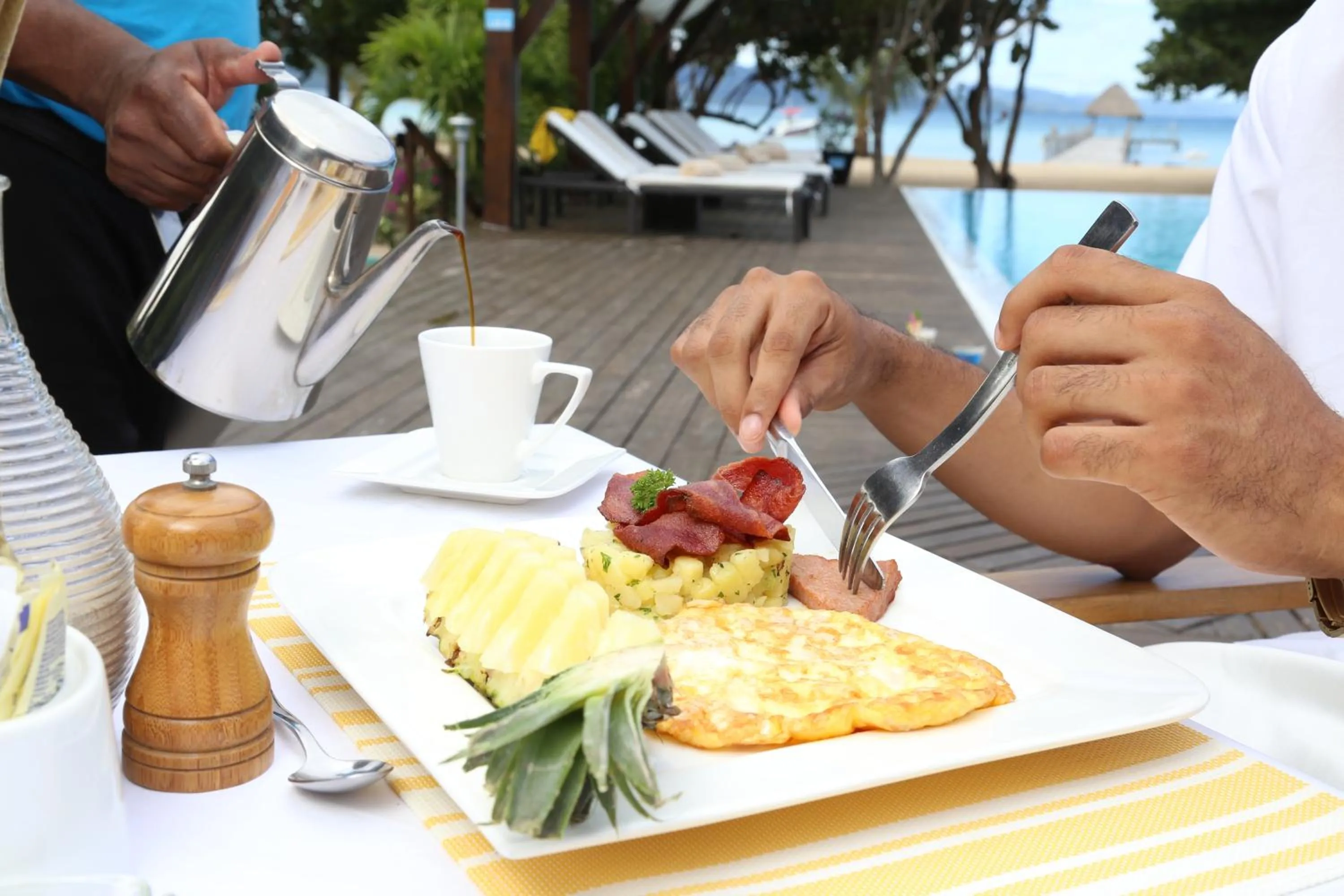 Breakfast in Punta Rucia Lodge Hotel Boutique & Spa
