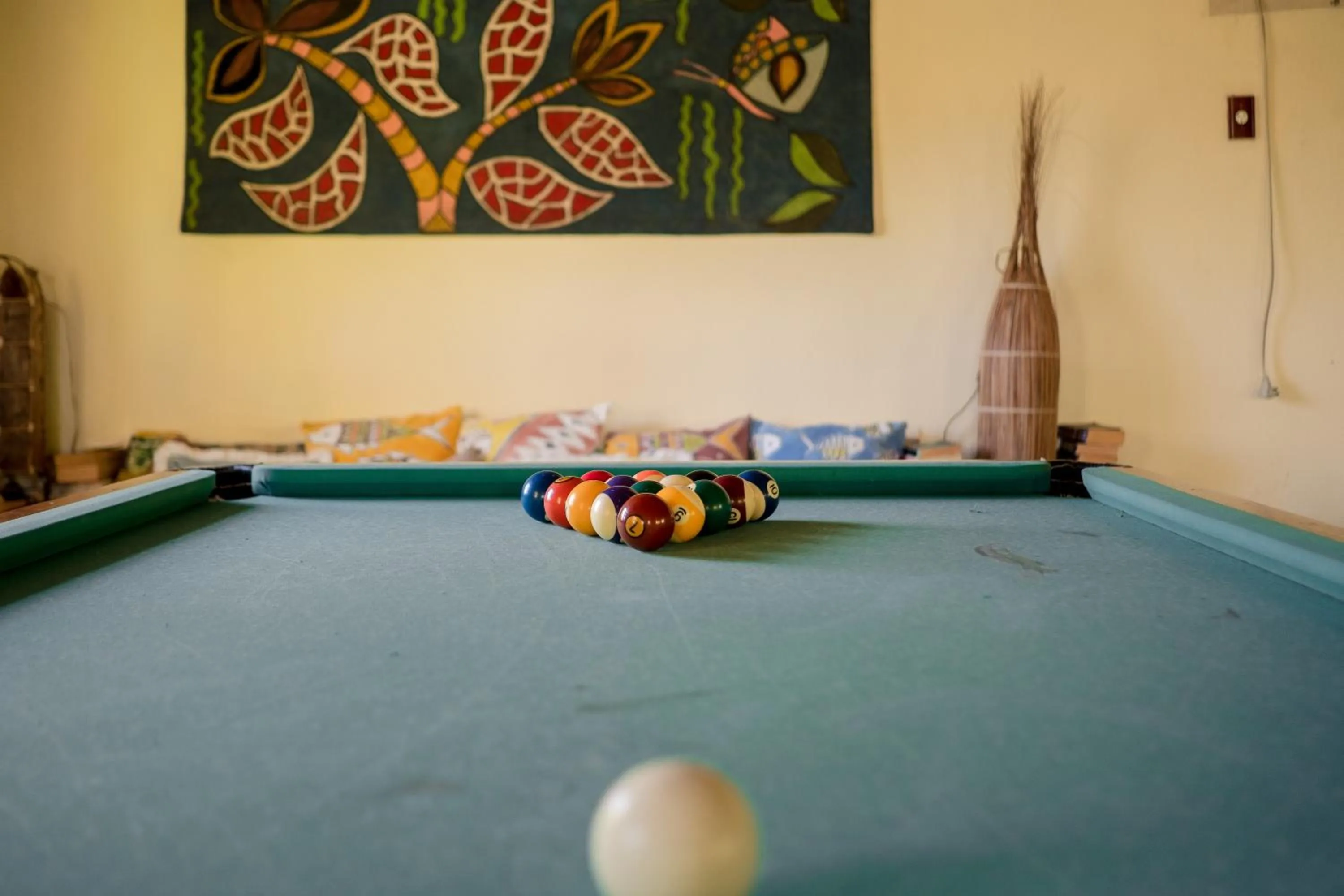 Billiard in Hotel Porto do Zimbo