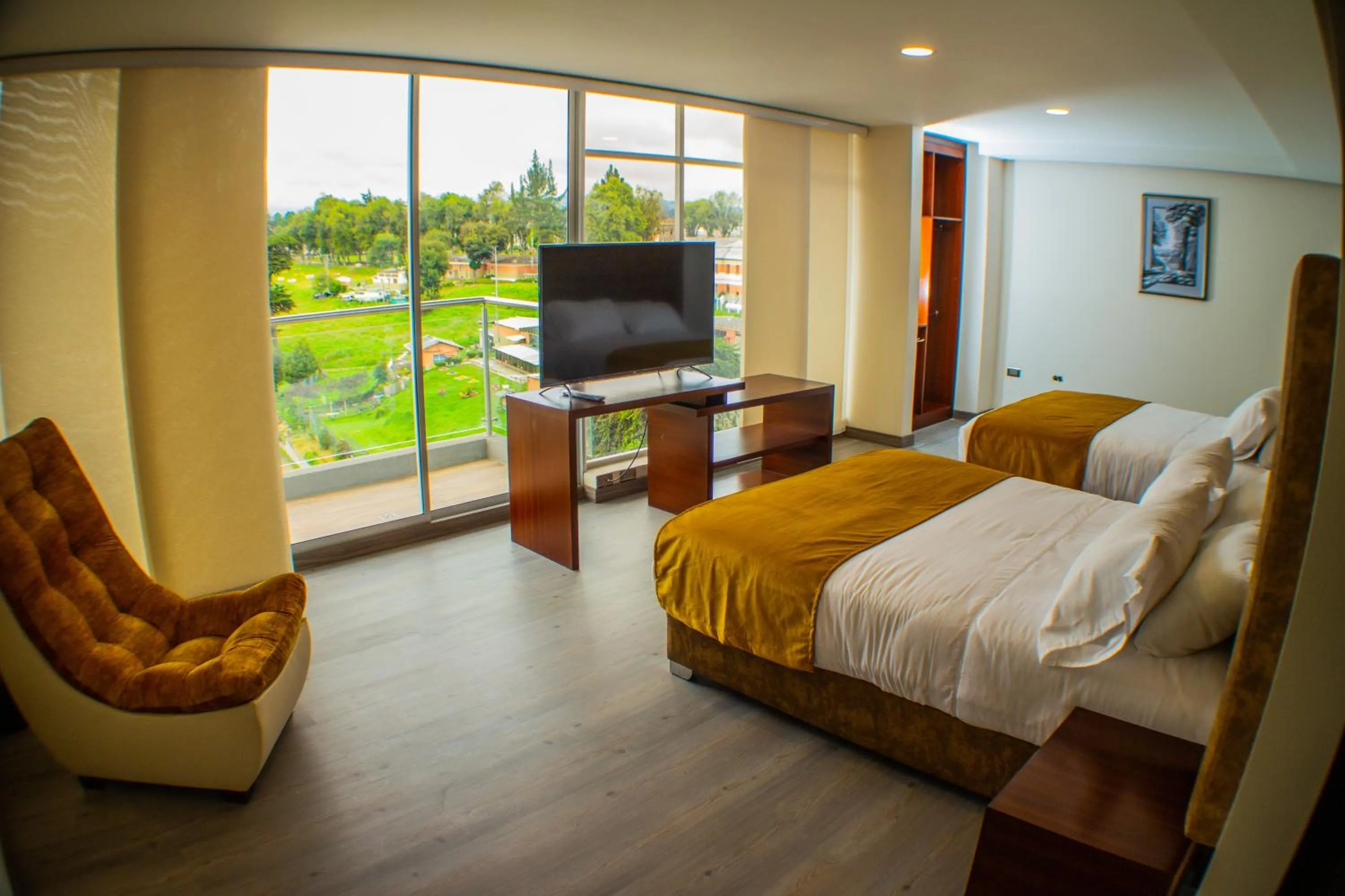 View (from property/room), Bed in Harmony Hotel